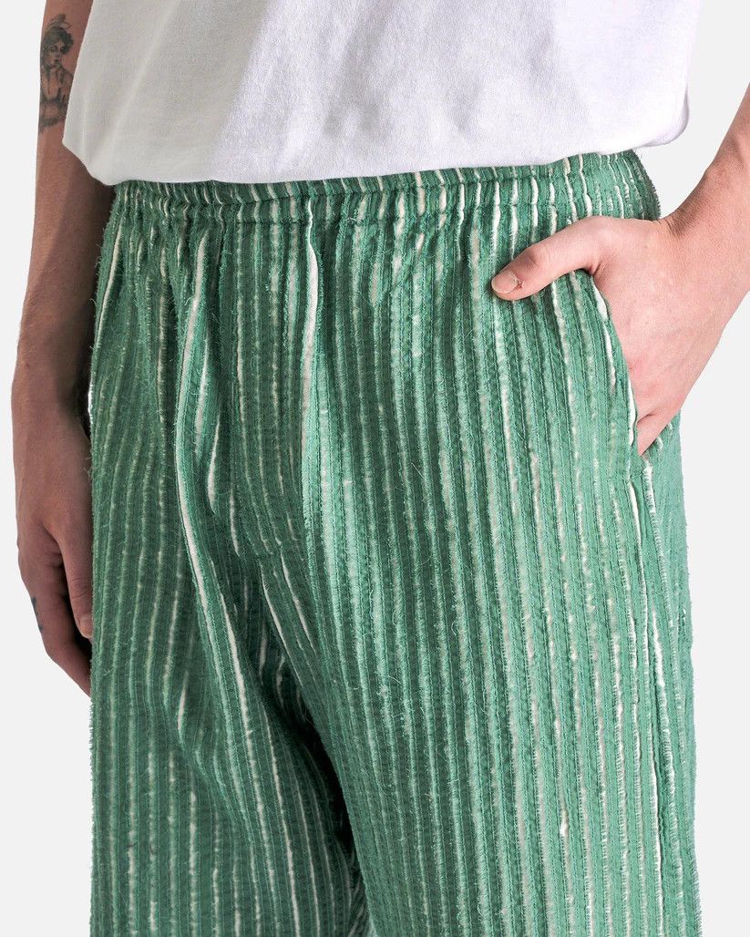 Craig Green o1s1v1r1oon0925 Hand Frayed Stripe Trouser in Green Size US 30 / EU 46 - 5 Thumbnail