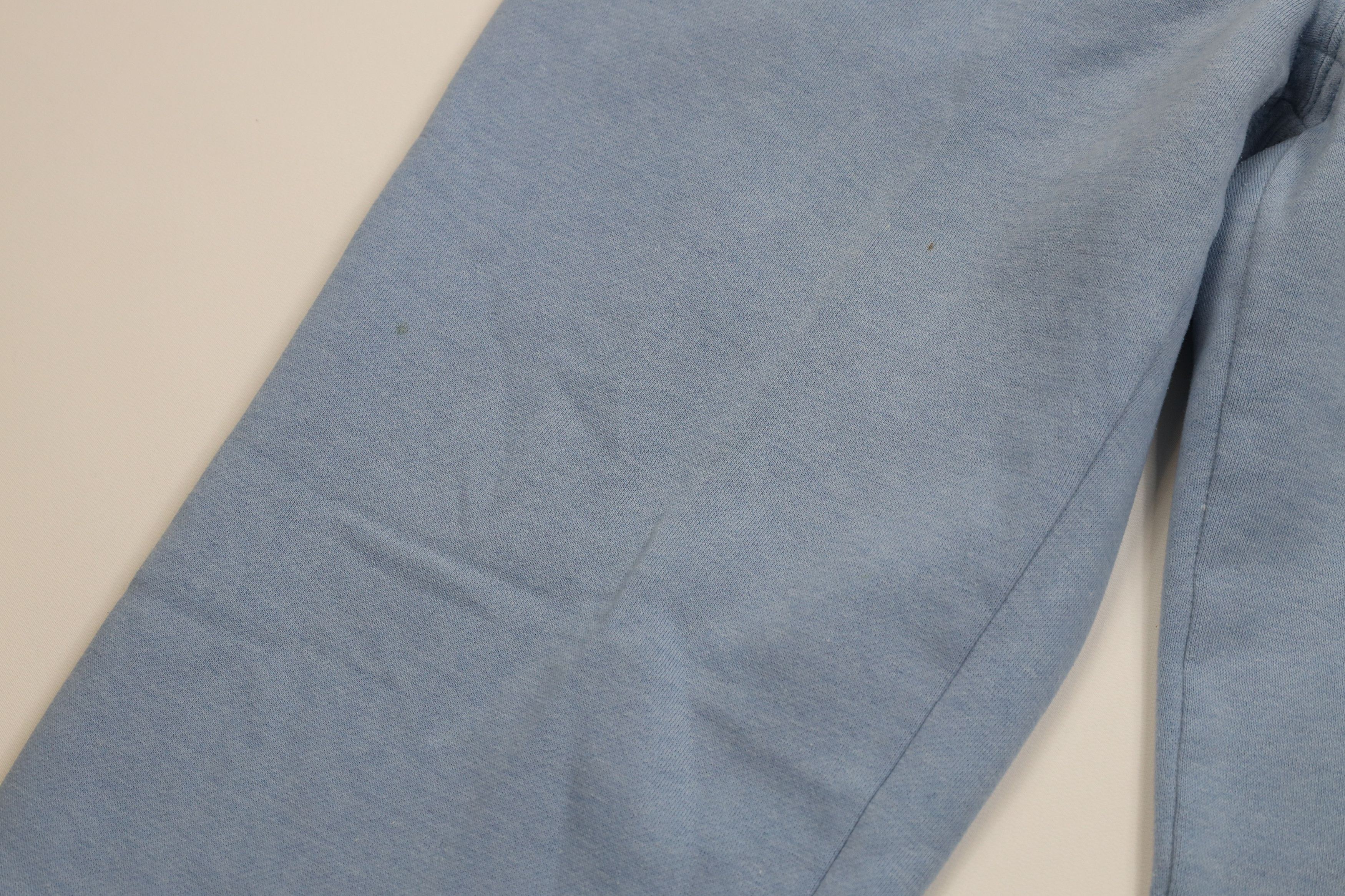 Vintage Vintage 90s Streetwear Blank Sweatpants Joggers Light Blue Size 26" / US 2 / IT 38 - 6 Thumbnail