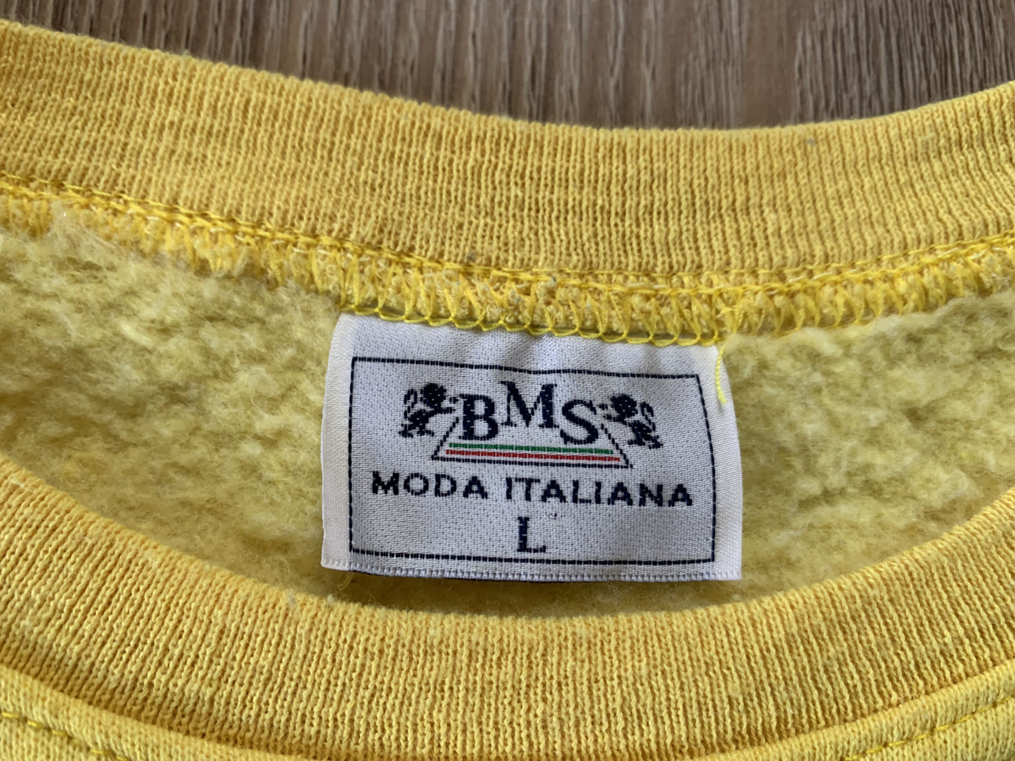 Vintage Universita Firenze Yellow Italian Vintage Sweatshirt Size US L / EU 52-54 / 3 - 5 Thumbnail