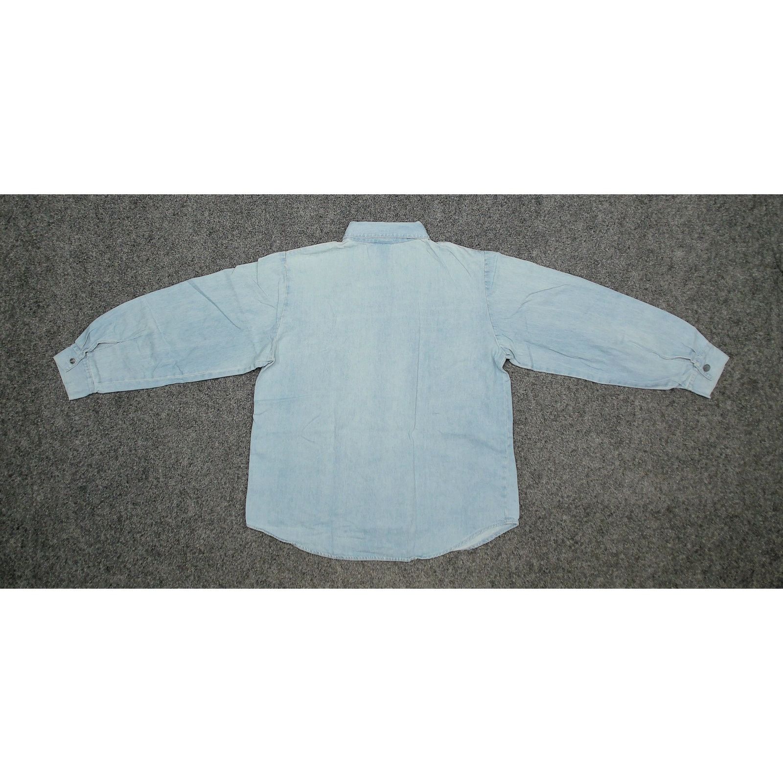 Vintage Jerry Leigh Y2K 2008 Looney Tunes Boxy Chambray Overshirt Size M / US 6-8 / IT 42-44 - 6 Thumbnail