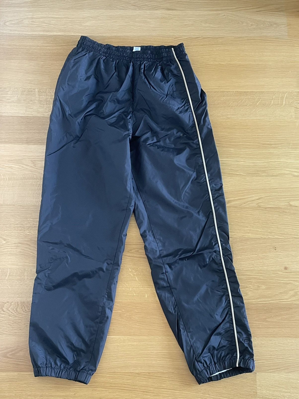 Fila vintage navy fila trackpants Size US 35 - 2 Thumbnail
