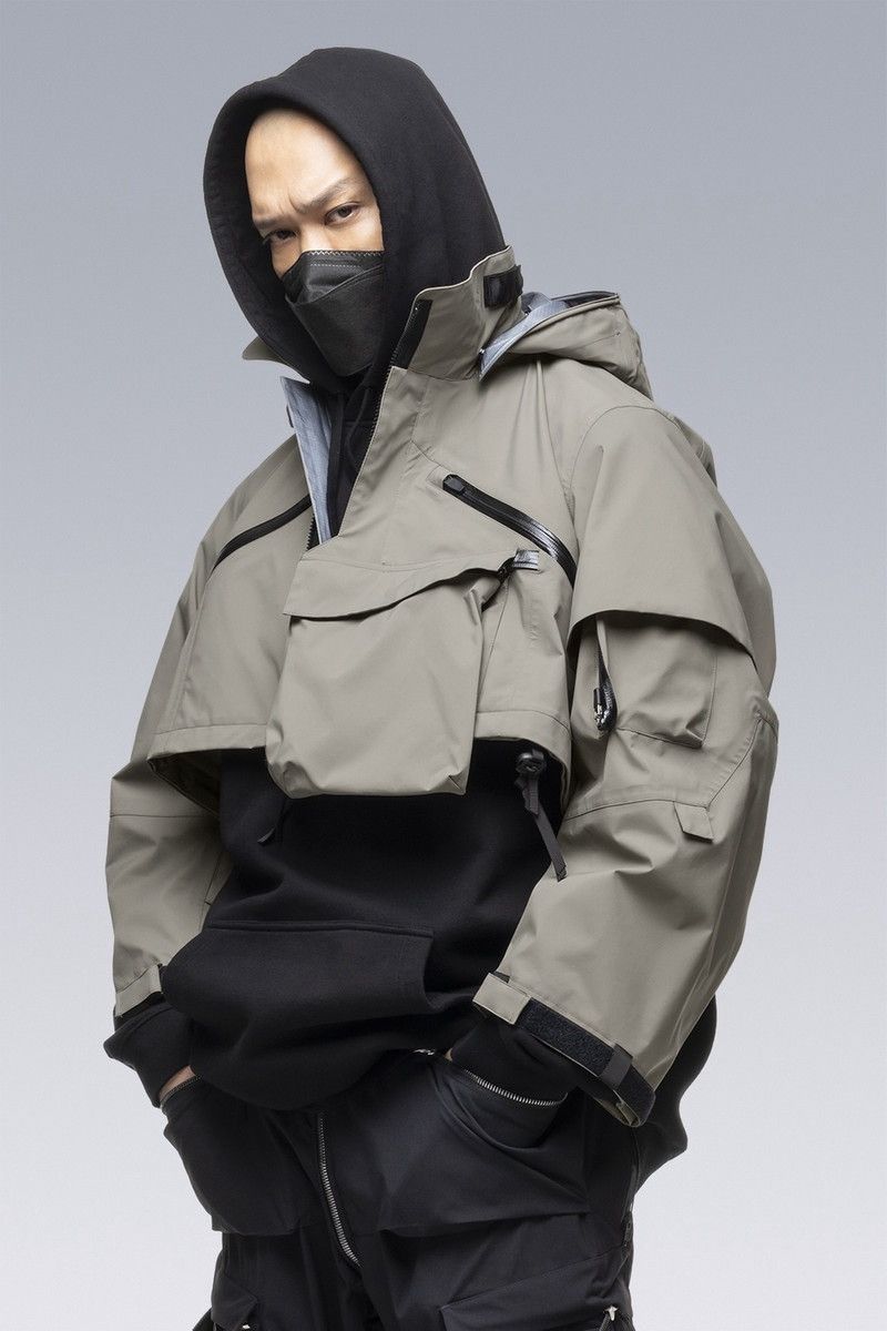 Acronym × Sacai Sac-j6011 cropped jacket- alpha green SIZE 2 Size US M / EU 48-50 / 2 - 1 Thumbnail
