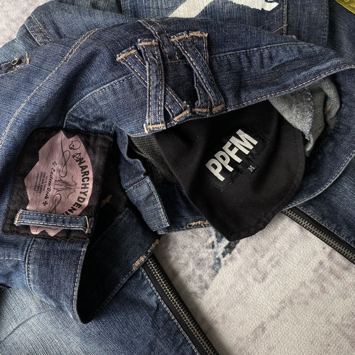 If Six Was Nine × Le Grande Bleu (L.G.B.) × PPFM PPFM Anarchy 3 Way Styles Punk Denim Size US 32 / EU 48 - 13 Thumbnail