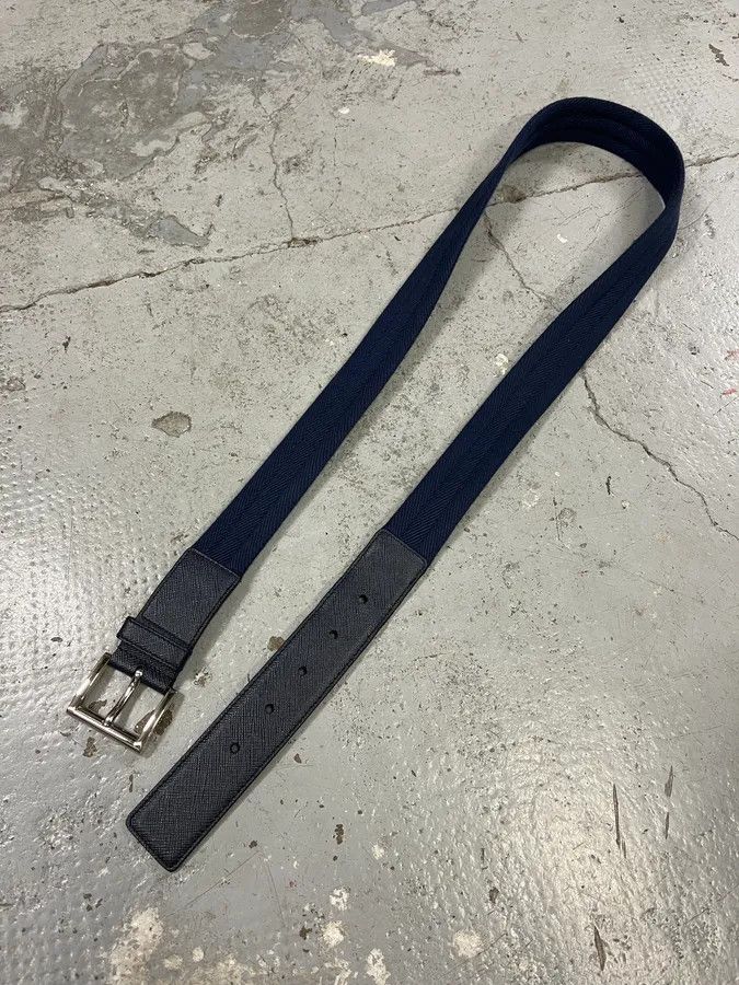 Prada Prada Hybrid Navy Belt Size ONE SIZE - 4 Thumbnail