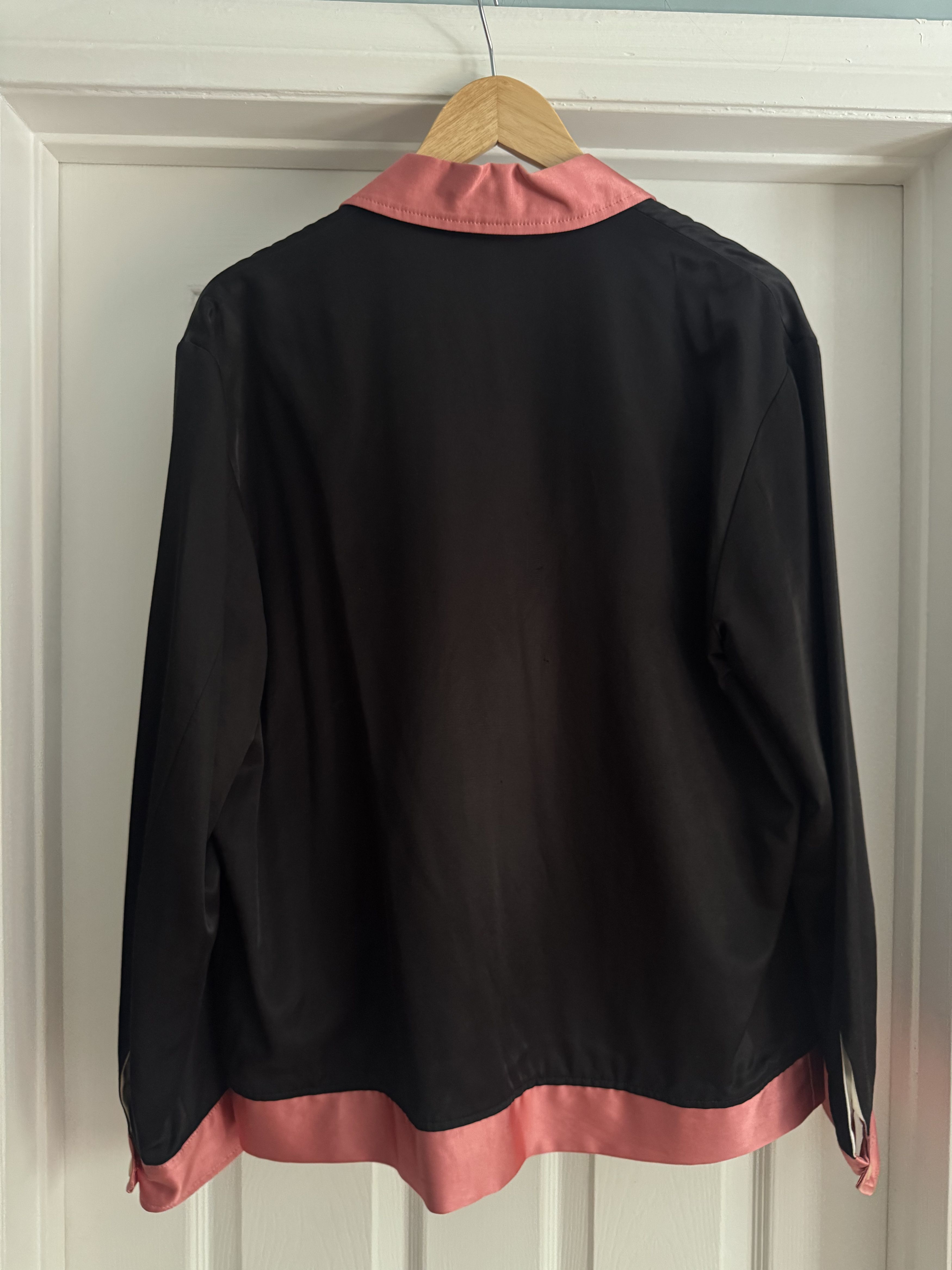 Wacko Maria Wacko Maria Two-Tone 50's Jacket in Black Satin - Size L Size US L / EU 52-54 / 3 - 5 Thumbnail