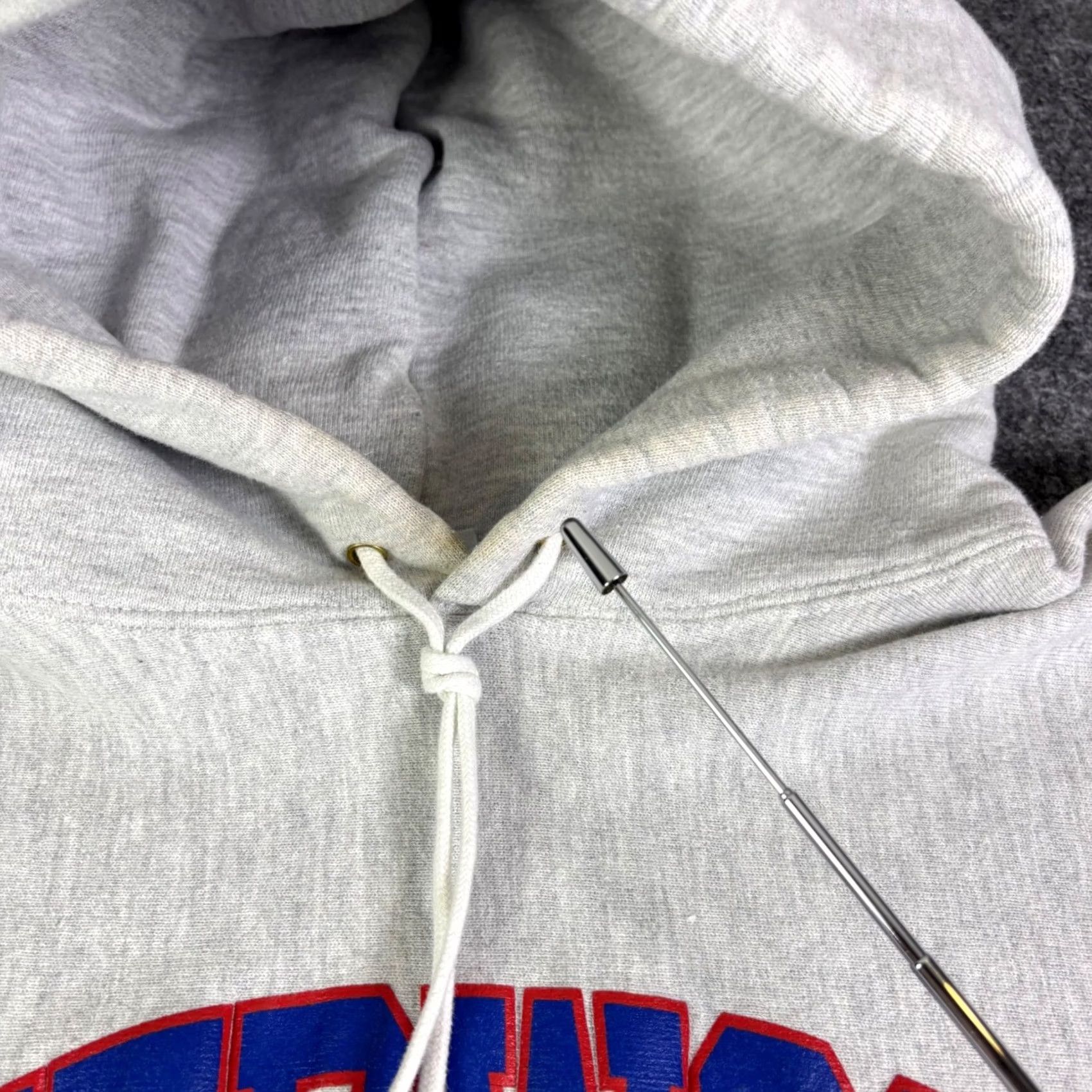 Champion VINTAGE Champion Hoodie Mens XL Gray Heather Sherwood Reverse Weave Pullover Graphic Print Size US XL / EU 56 / 4 - 3 Thumbnail