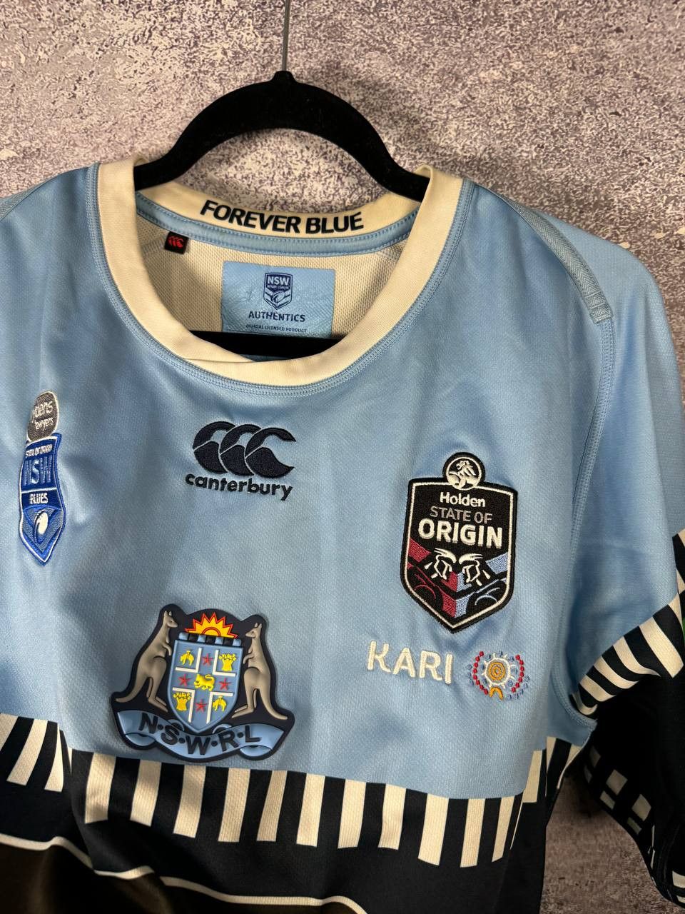 Canterbury of New Zealand New South Wales Blues State of Origin Rugby Jersey XL Size Size US XL / EU 56 / 4 - 8 Thumbnail