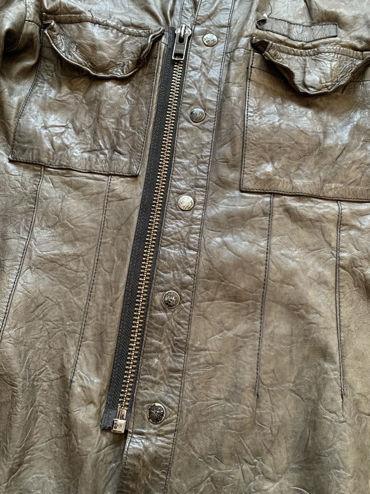 Allsaints 🔥ALLSAINTS AVANT GARDE OPIUM LEATHER JACKET Size US M / EU 48-50 / 2 - 10 Thumbnail