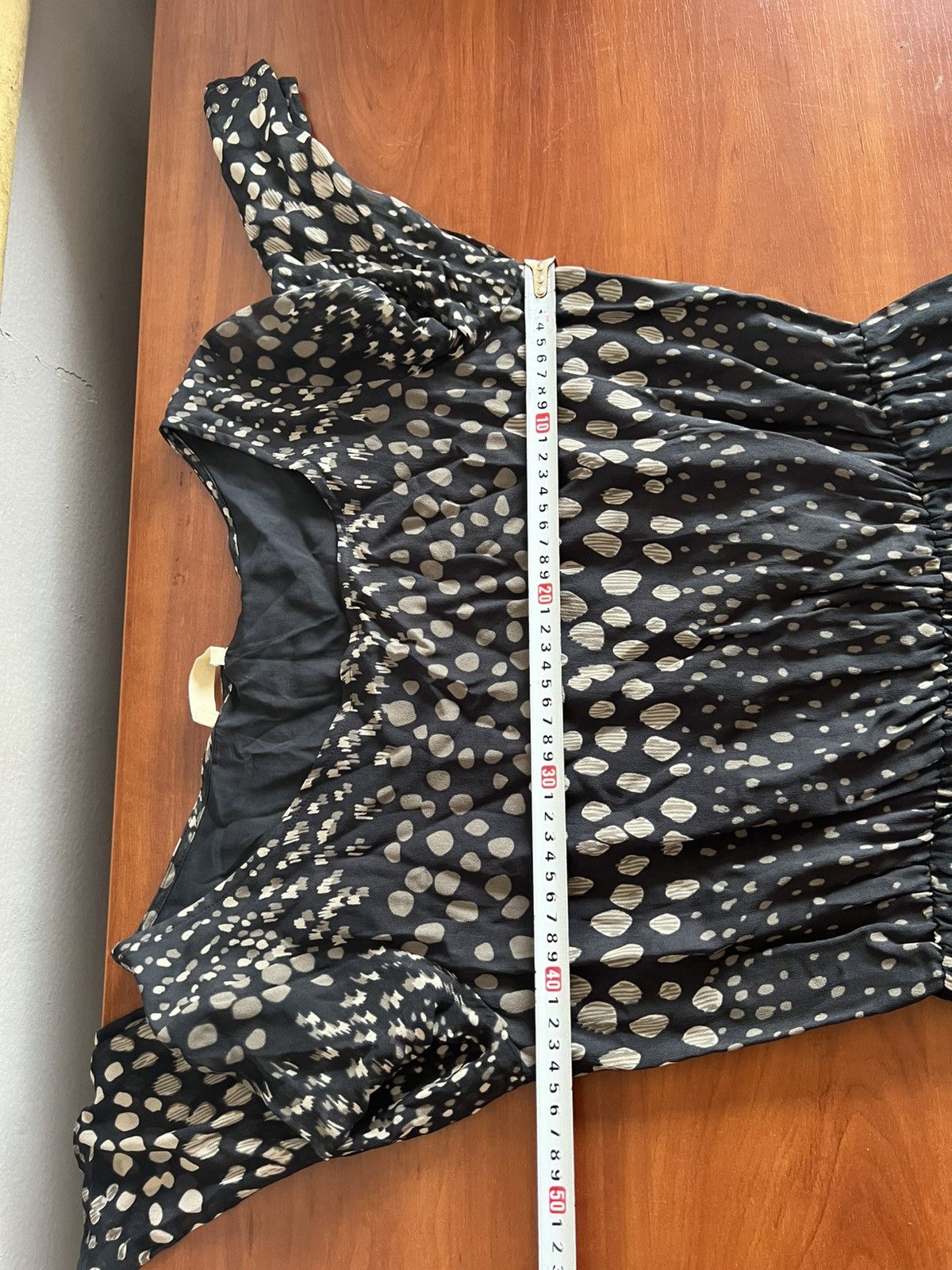 ba&sh BA&SH IANIS FLOATY POLKA DOT MINI DRESS BLACK WHITE VISCOSE Size S / US 4 / IT 40 - 13 Thumbnail