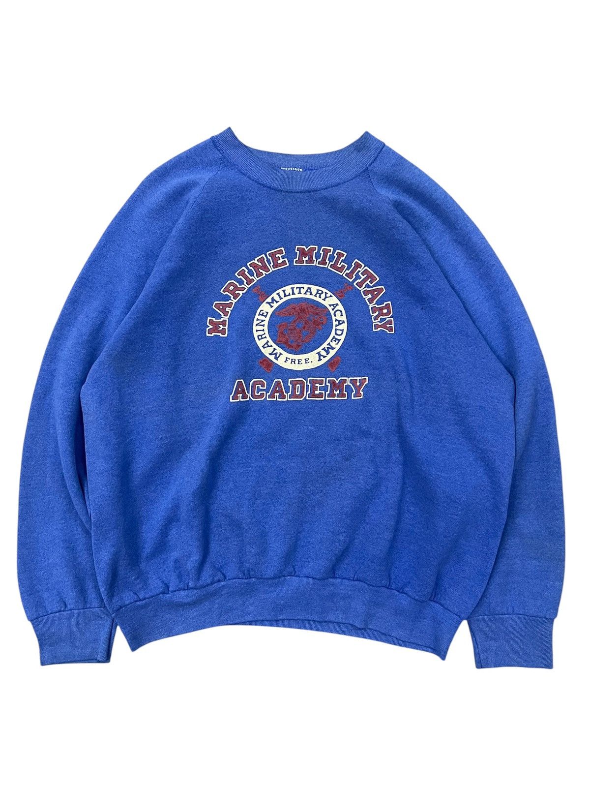 Vintage Vintage Marine Corp Acedemy Raglan pullover Size US L / EU 52-54 / 3 - 1 Thumbnail