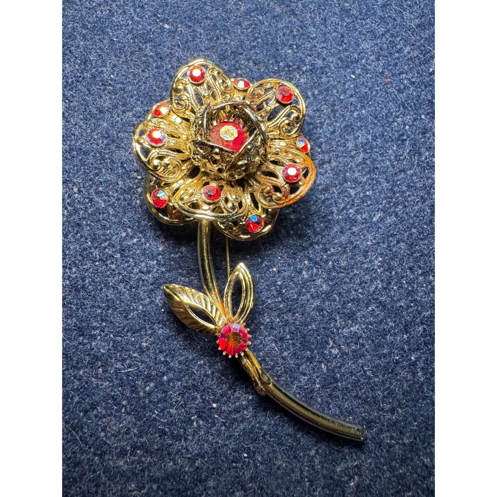 Other Vintage Sarah Coventry Rhinestone Flower Statement Brooch Size ONE SIZE - 2 Thumbnail