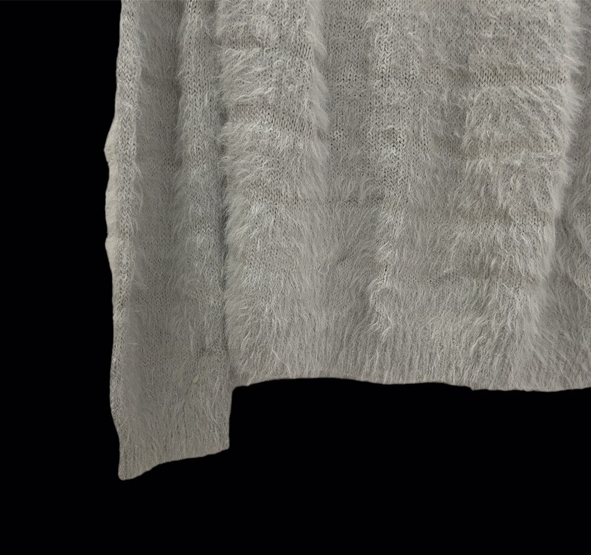 Aran Isles Knitwear × Japanese Brand Shoo La Rue Mohair Jumper Vintage Knitwear Size M / US 6-8 / IT 42-44 - 9 Thumbnail