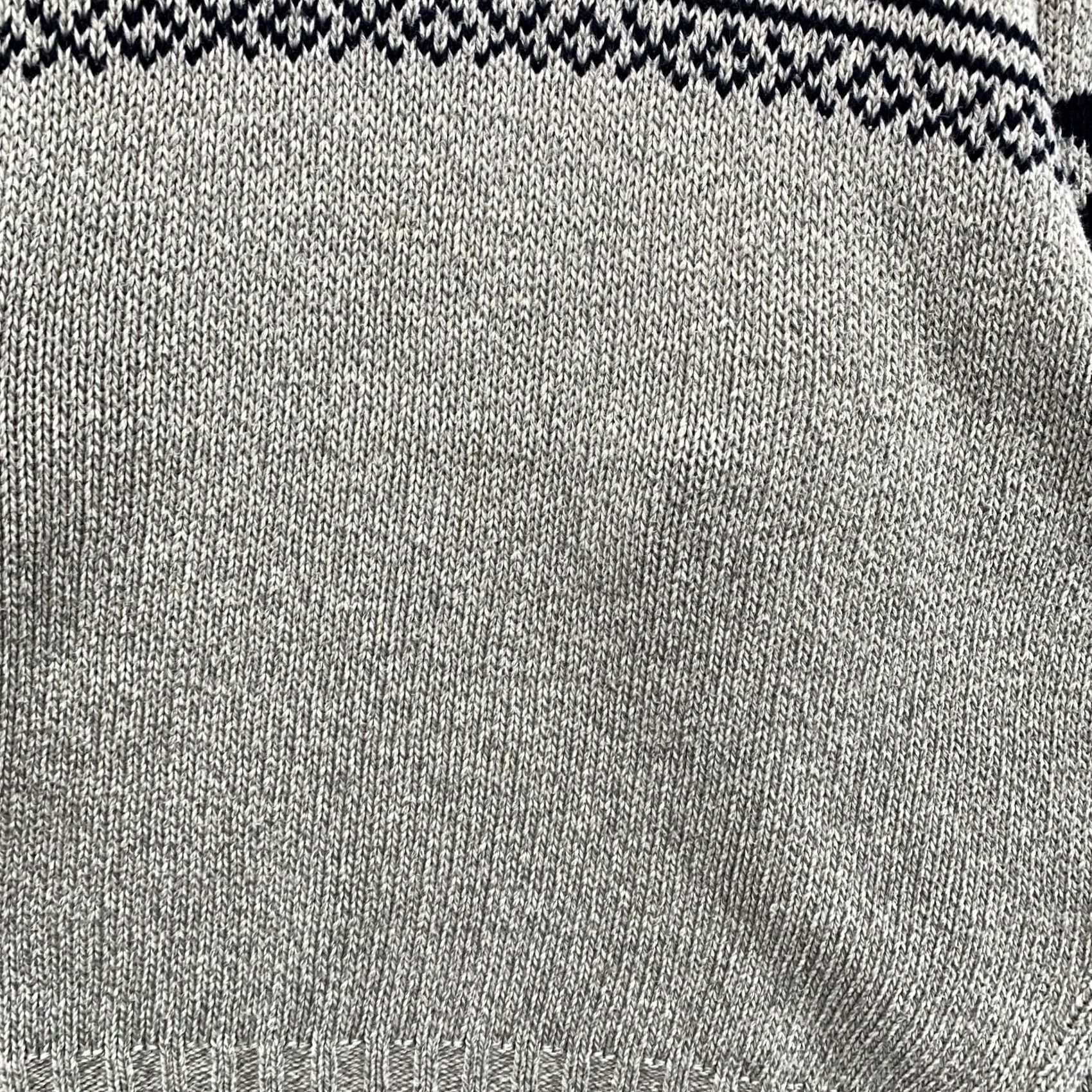 Croft & Barrow VINTAGE Croft & Barrow Sweater Mens Large Gray Snow Flake Cotton Knit USA Size US L / EU 52-54 / 3 - 6 Thumbnail