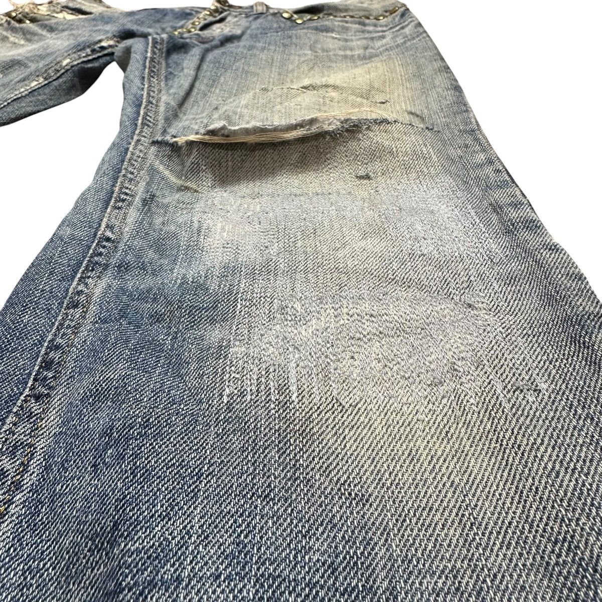 Dolce & Gabbana D&G Dolce & Gabbana Studded Distressed Denim Jeans Italy Size US 31 - 7 Thumbnail