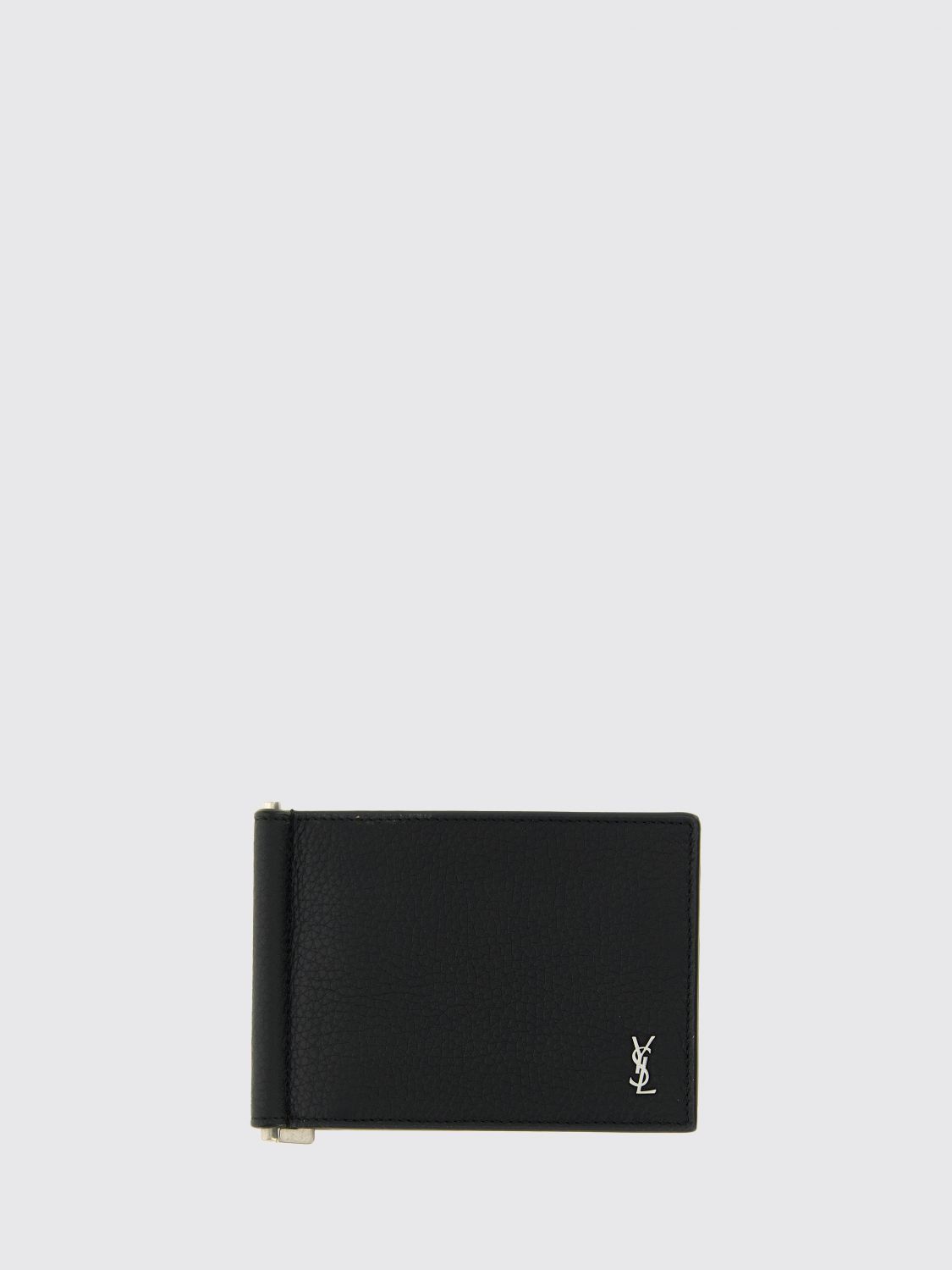 Saint Laurent Paris Saint Laurent Wallet Men Black Size ONE SIZE - 1 Thumbnail