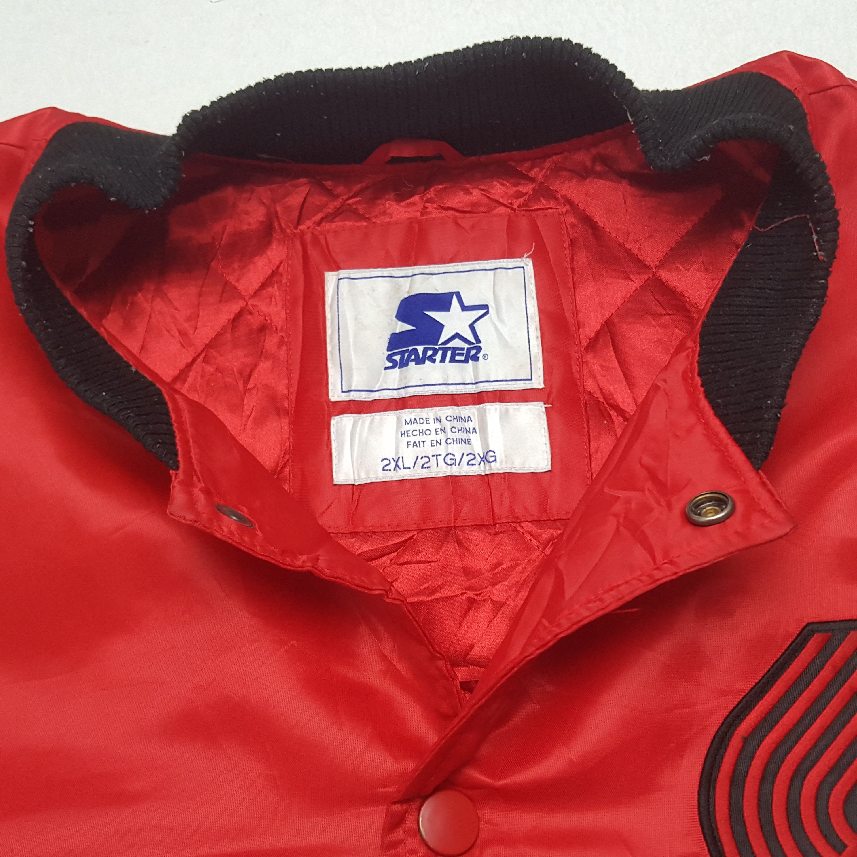 Starter × Vintage Vintage Starter Ripcity Windbreaker Varsity Jacket Size US XXL / EU 58 / 5 - 5 Thumbnail