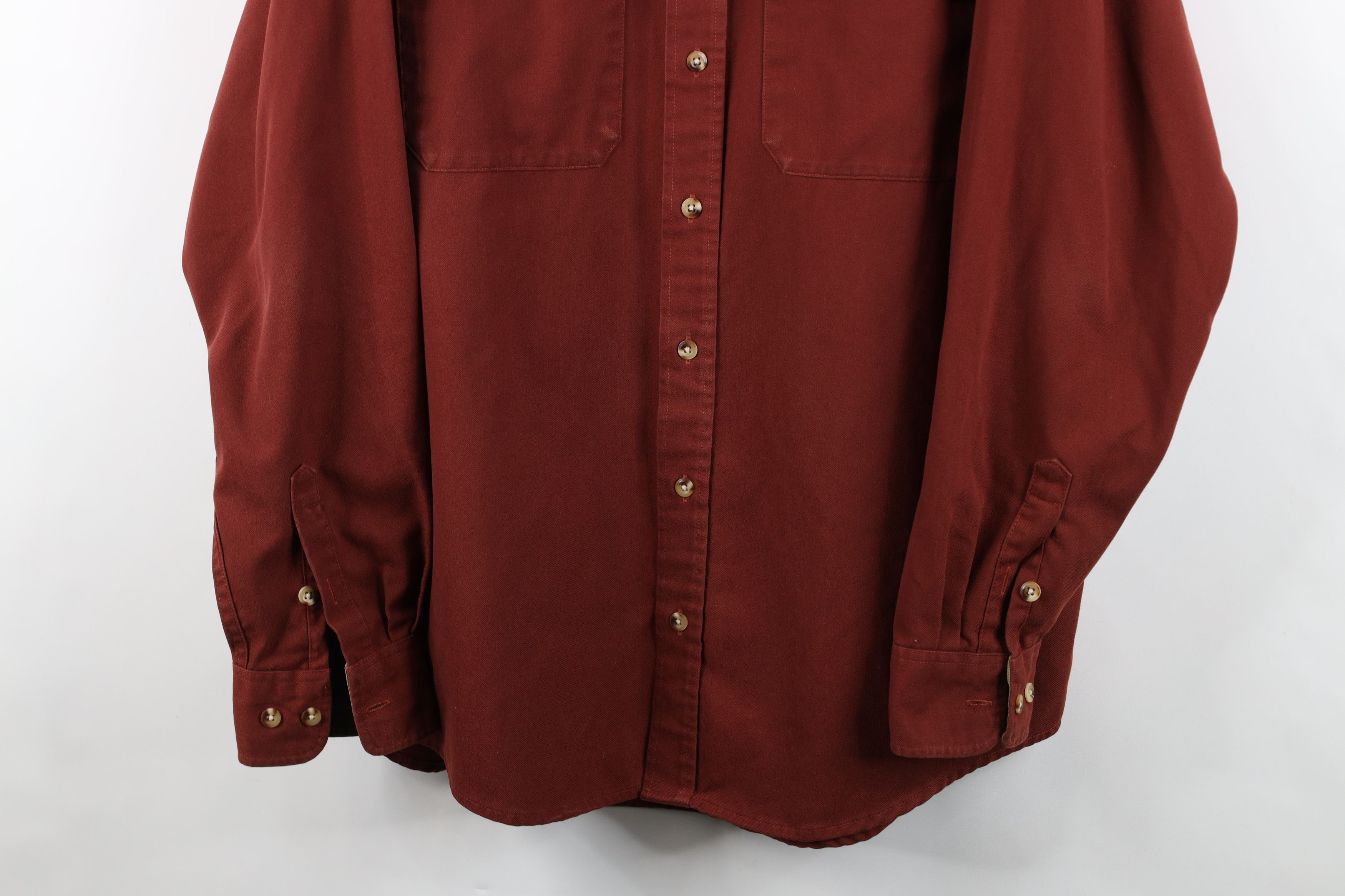 Cabelas Vintage Cabelas Pocket Heavyweight Collared Button Shirt Size US XL / EU 56 / 4 - 3 Thumbnail