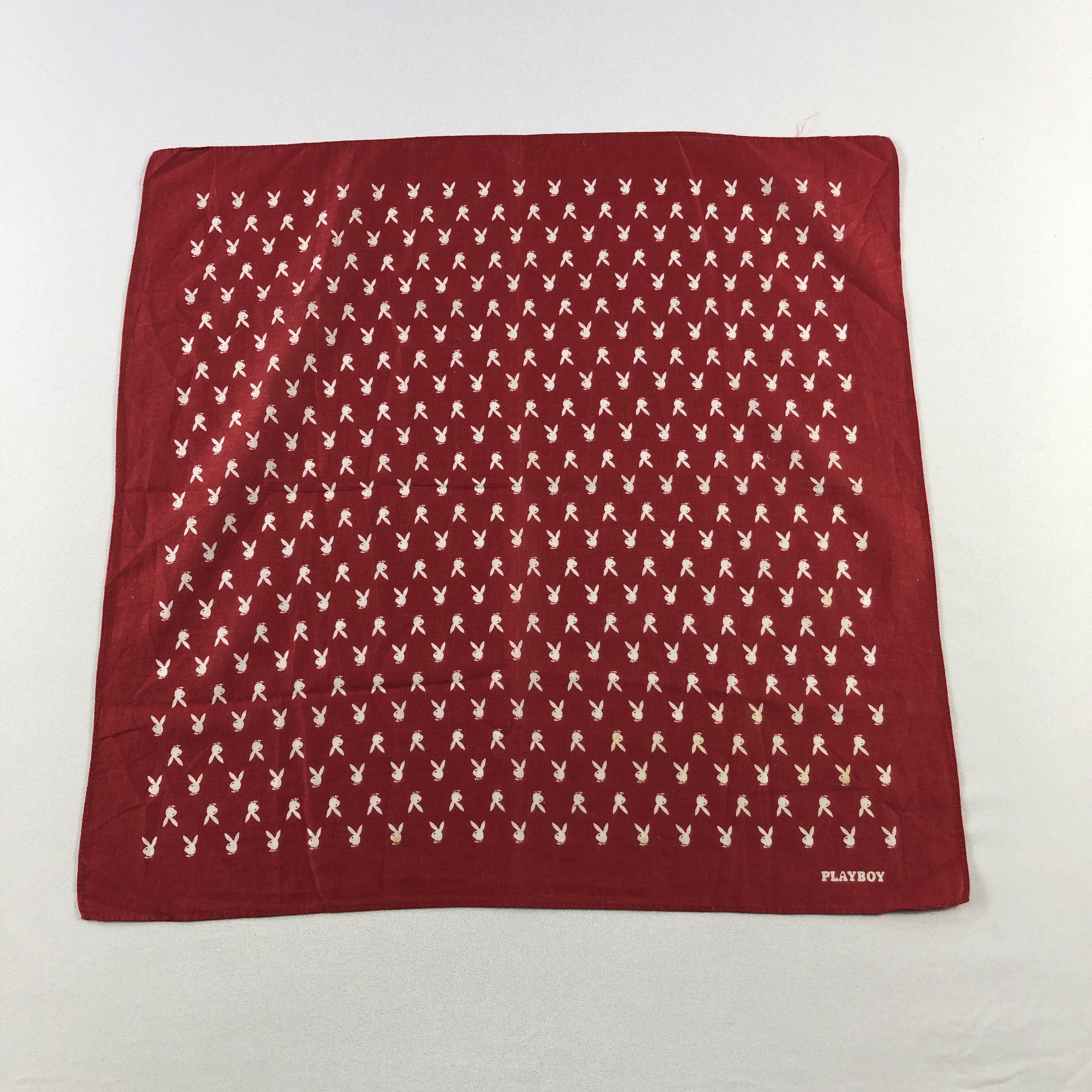 Playboy Rabbit Head Handkerchief Neckerchief Bandana H2497