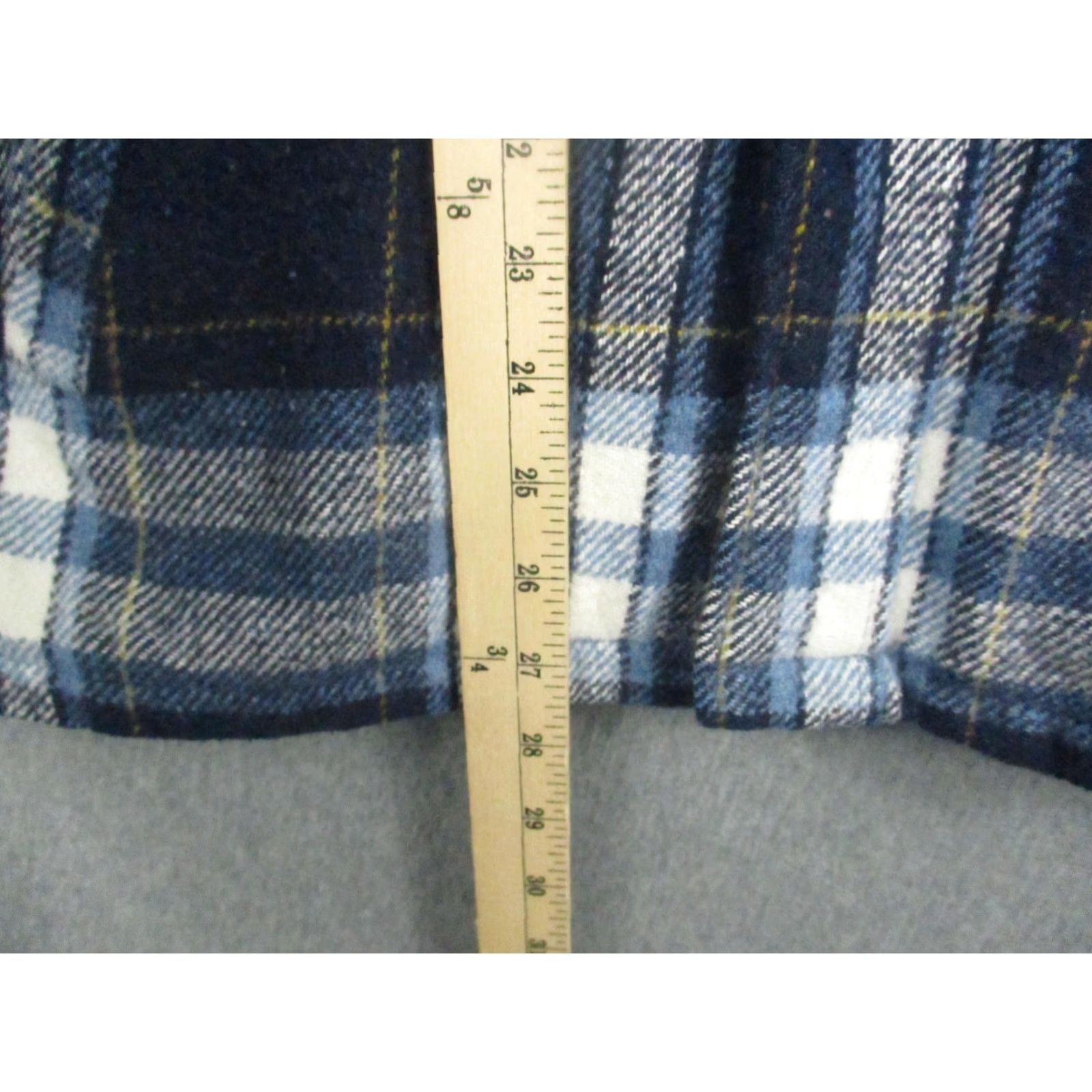 Sears VINTAGE Sears Jacket Mens 46 Blue Plaid Wool Faux Fur Lined Pea Coat Outdoor 70s Size US S / EU 44-46 / 1 - 3 Thumbnail