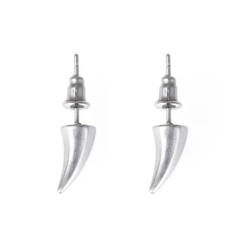 Jewelry 814Vampire Fangs Earrings – Dark Punk Mini Studs Size ONE SIZE - 4 Thumbnail