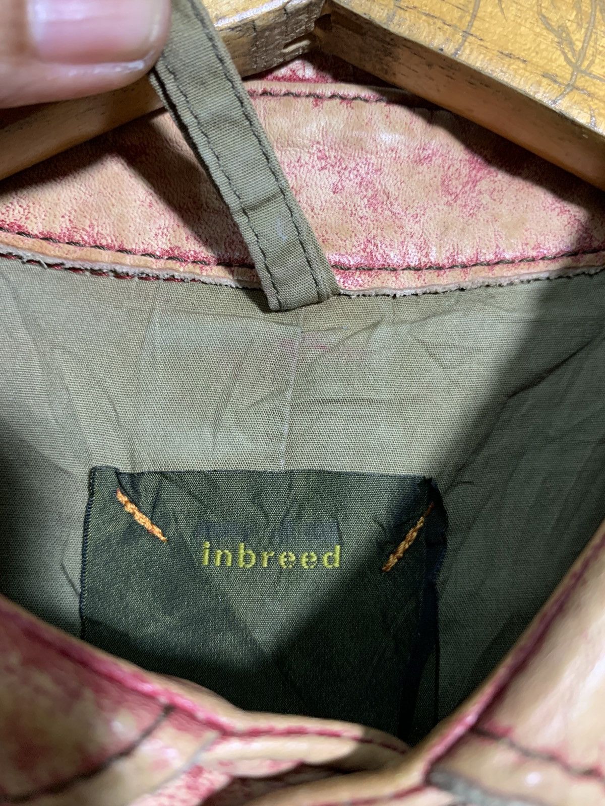 Japanese Brand 🔥INBREED JAPAN COWHIDE LEATHER JACKETS Size US M / EU 48-50 / 2 - 9 Thumbnail