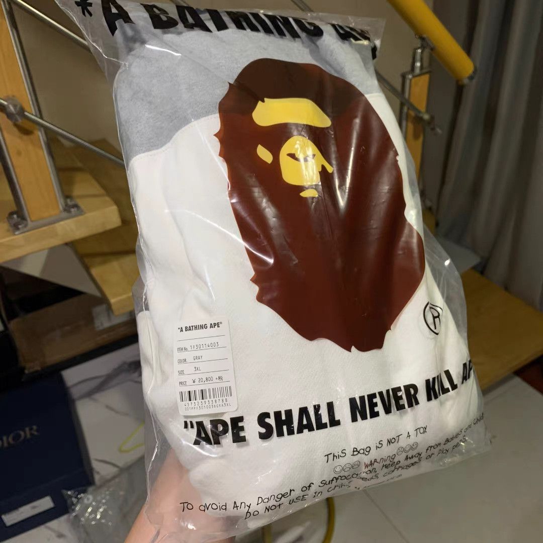 Bape Bape 21SS Half-Zip Hoodie 3XL Size US XXL / EU 58 / 5 - 6 Thumbnail