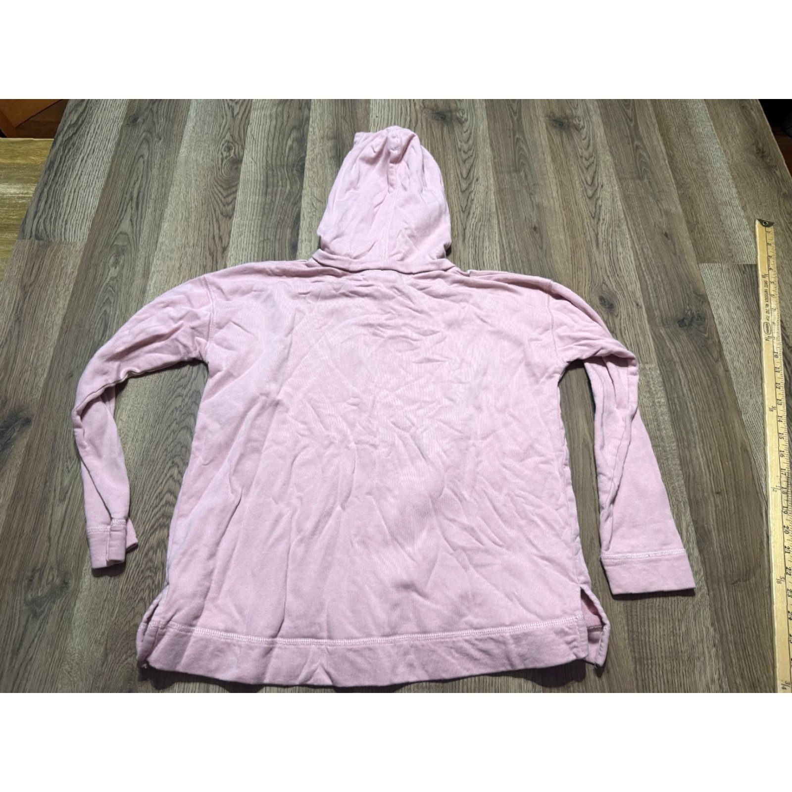 J. Jill J. Jill Sweatshirt Men's Medium Pink Pullover Crew Neck, Drawstring, Fleece Cotton, Regular Fit, Solid, Pullover, Size M, Pink, Men, Sweatshirt Size US M / EU 48-50 / 2 - 2 Thumbnail