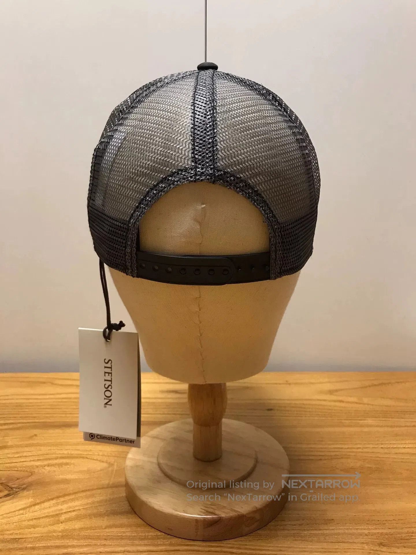 Stetson Stetson Black Trucker Cap w/ Gold Logo. Size ONE SIZE - 3 Thumbnail