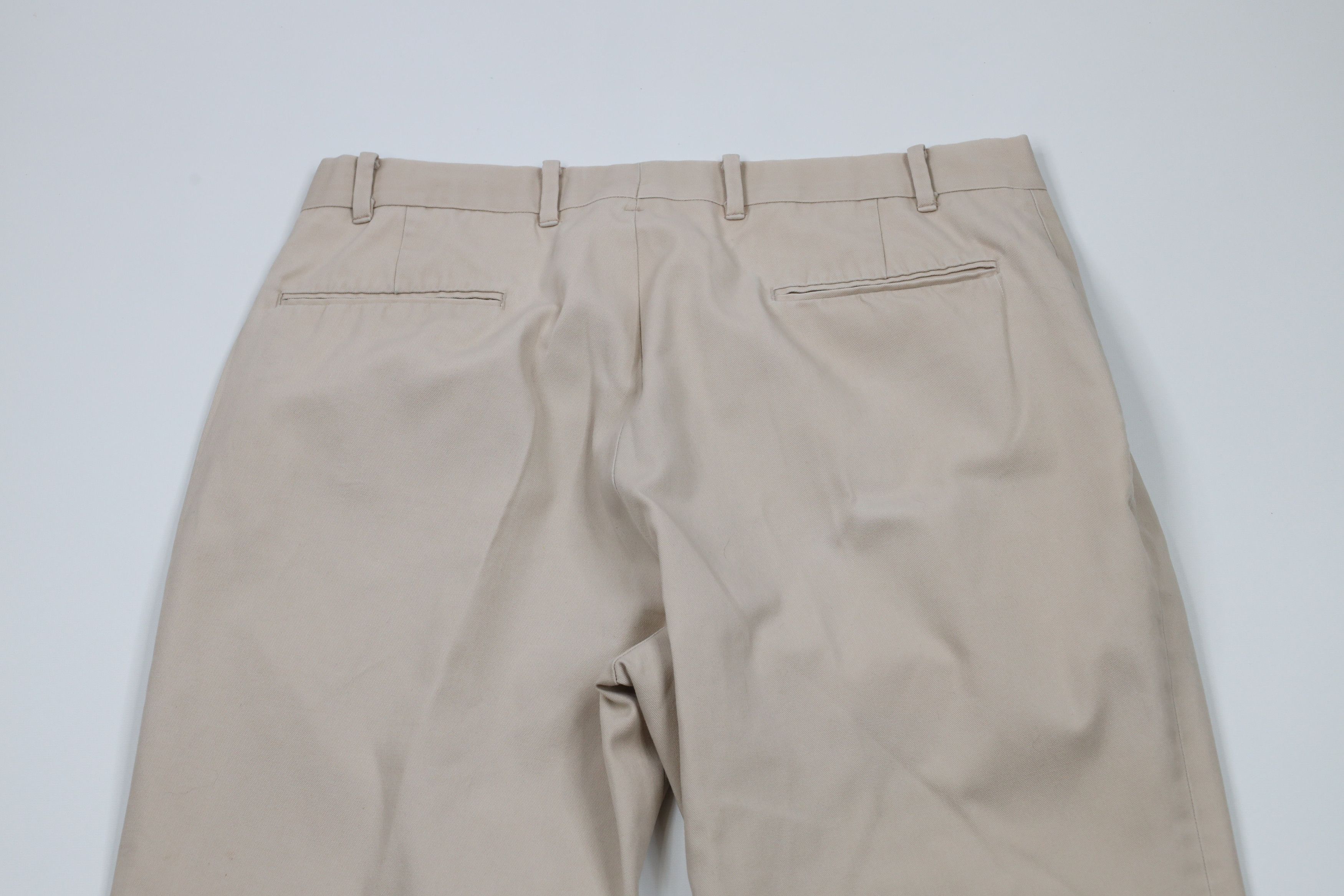 Vintage × Wrangler Vintage 70s Wrangler Flared Wide Leg Chino Pants Beige USA Size US 34 / EU 50 - 12 Thumbnail