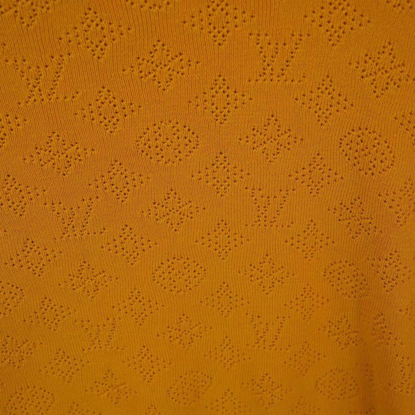 Louis Vuitton Orange Textured Long Sleeve Sweater Size L Size US L / EU 52-54 / 3 - 4 Thumbnail