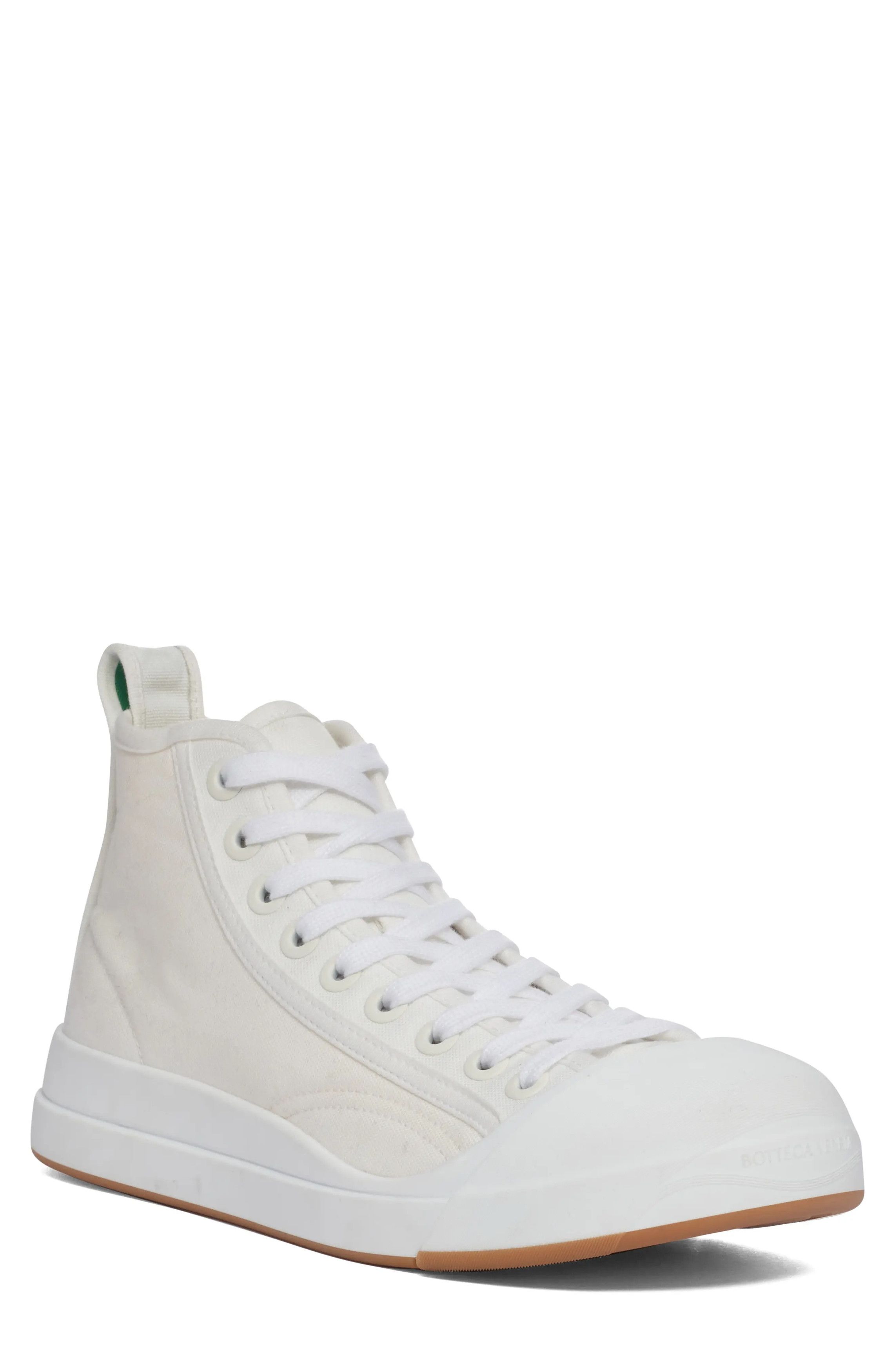 Bottega Veneta o1s1rm0925 Vulcan Leather Sneakers in White Size US 13 / EU 46 - 2 Thumbnail