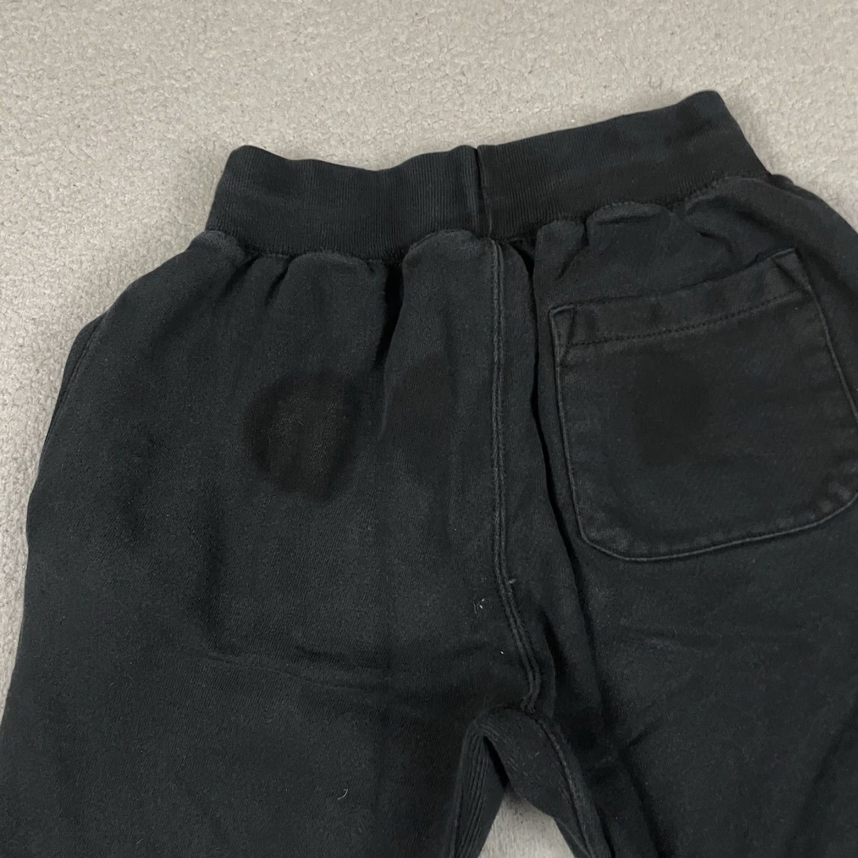 Champion Champion Sweatpants Adult Small Black Casual Distressed Tapered S Regular Men Pull On Size US 29 - 7 Thumbnail