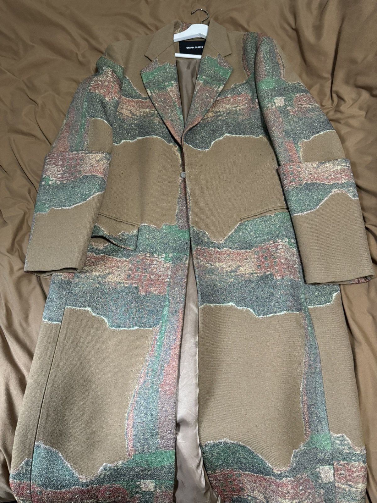 Designer × Japanese Brand × Other Beige Embellished Coat AW20 Size US M / EU 48-50 / 2 - 3 Thumbnail