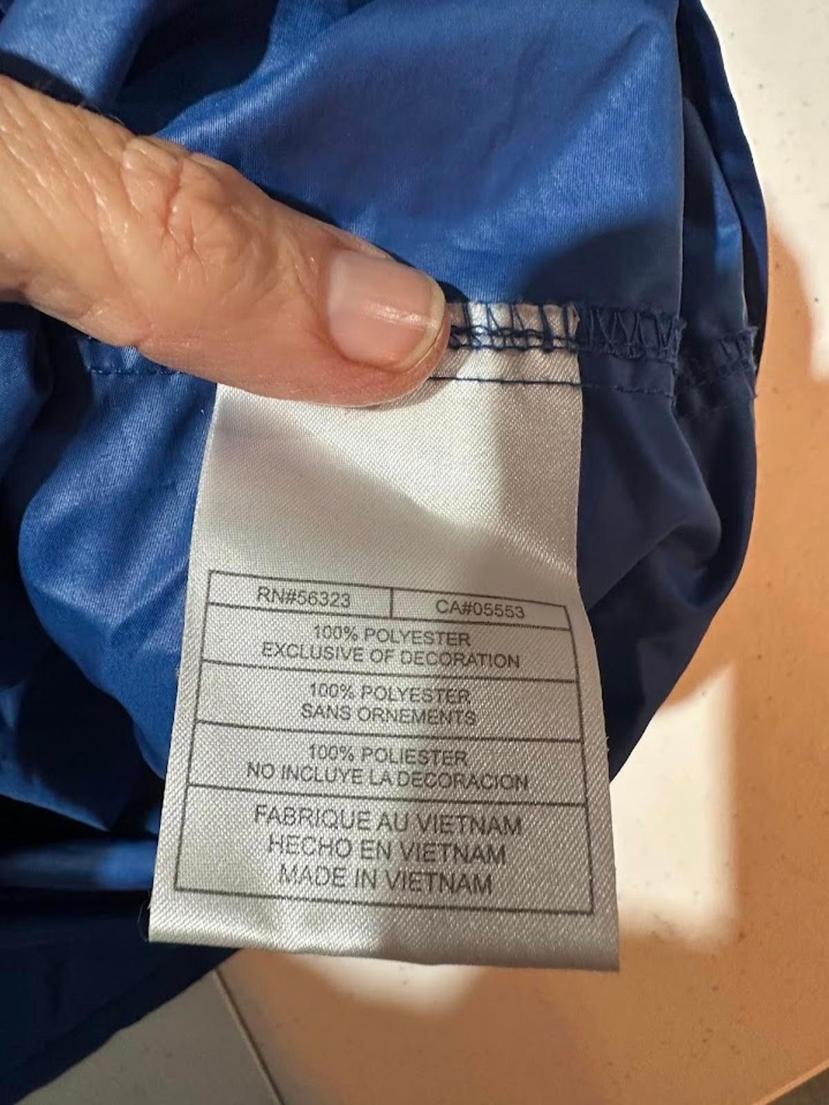 Nike Nike Blue 1/4 Zip Windbreaker XL Size US XL / EU 56 / 4 - 7 Thumbnail
