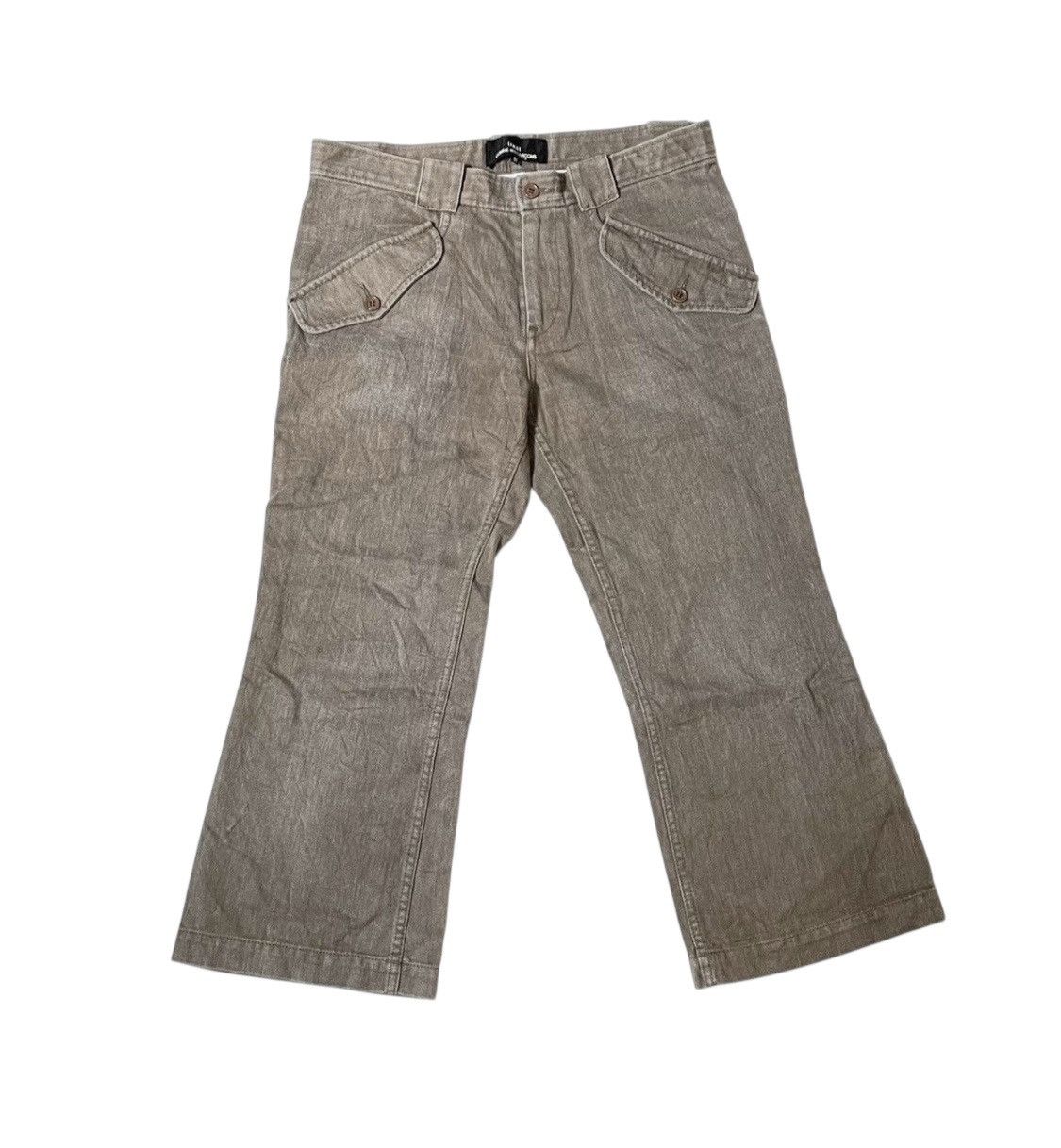 Comme des Garcons Tricot cdg AD2005 faded flared trousers Size US 31 - 1 Thumbnail