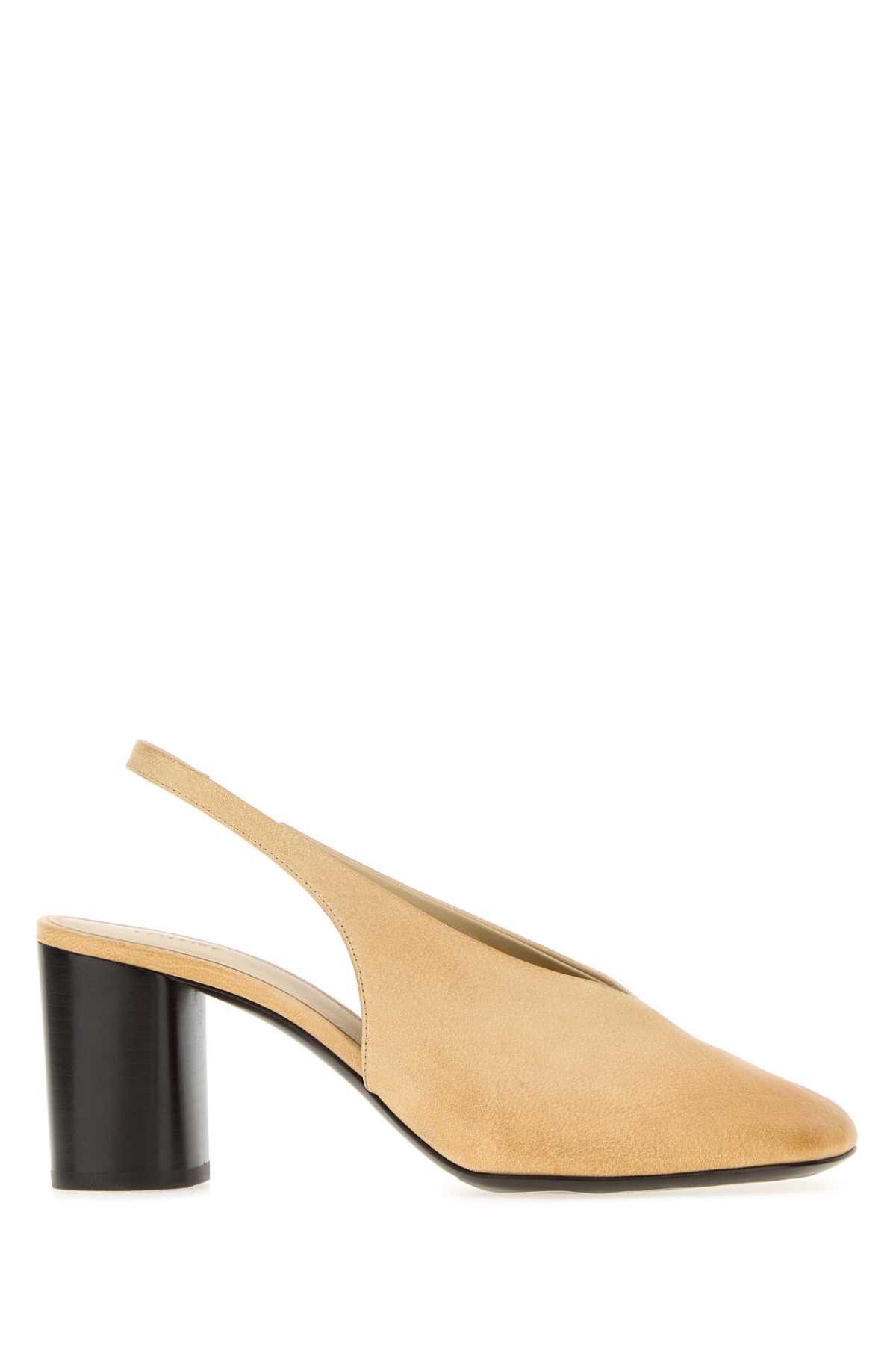 Lemaire Beige Leather Pumps Size US 11 / IT 41 - 1 Thumbnail