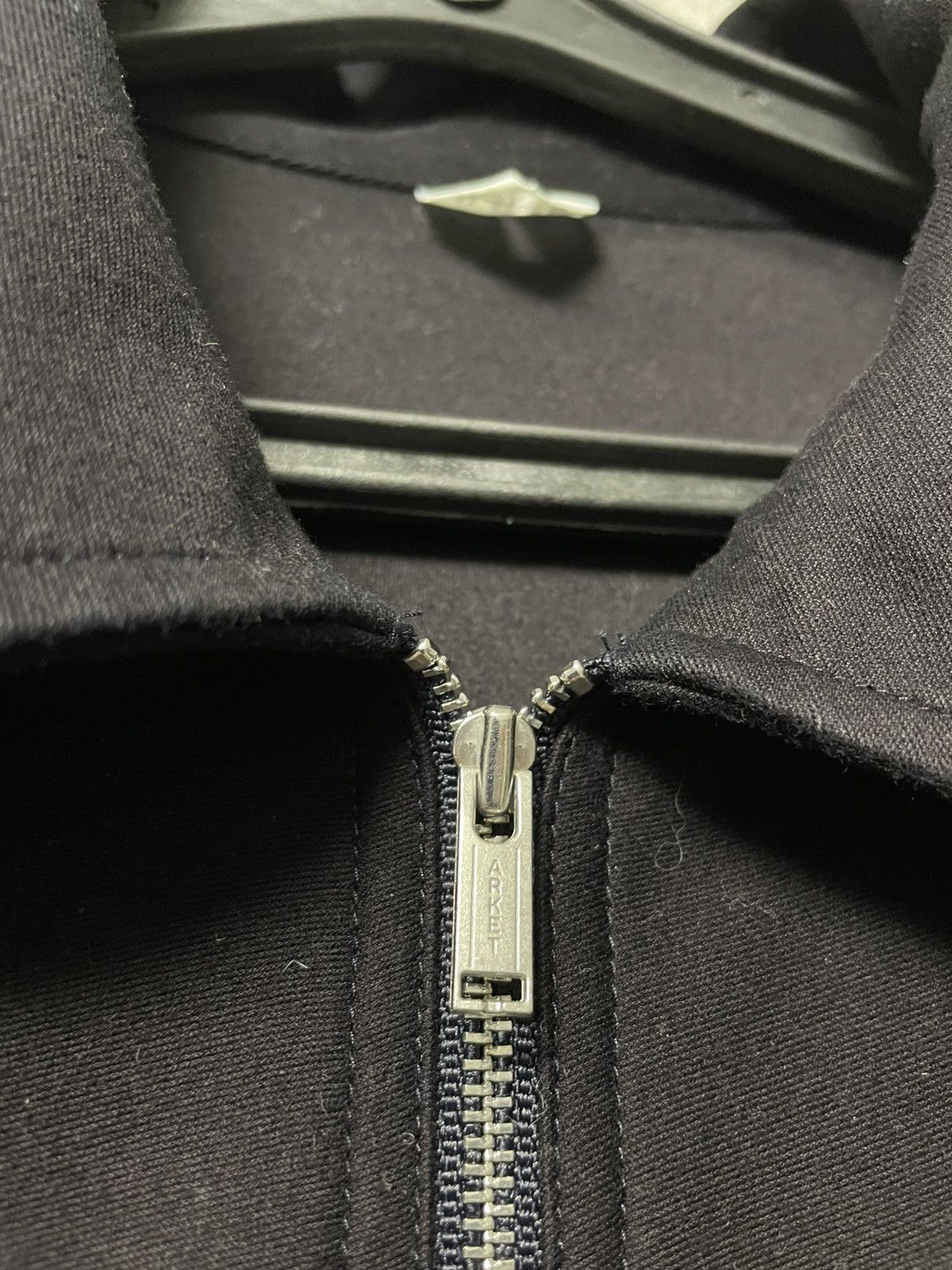 Arket Arket Black Basic Cotton Zip-Up Overshirt Jacket Size US M / EU 48-50 / 2 - 7 Thumbnail