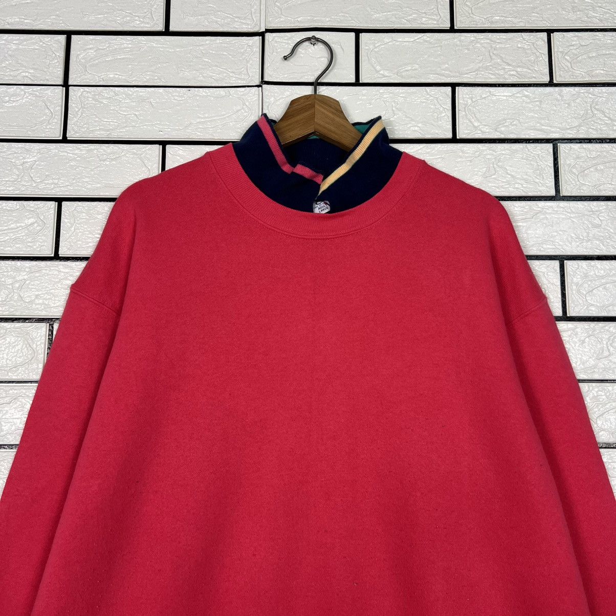 Vintage Vintage 90's CAL CRU Made in Usa Plain Sweatshirt #4102-C186 Size US L / EU 52-54 / 3 - 2 Thumbnail