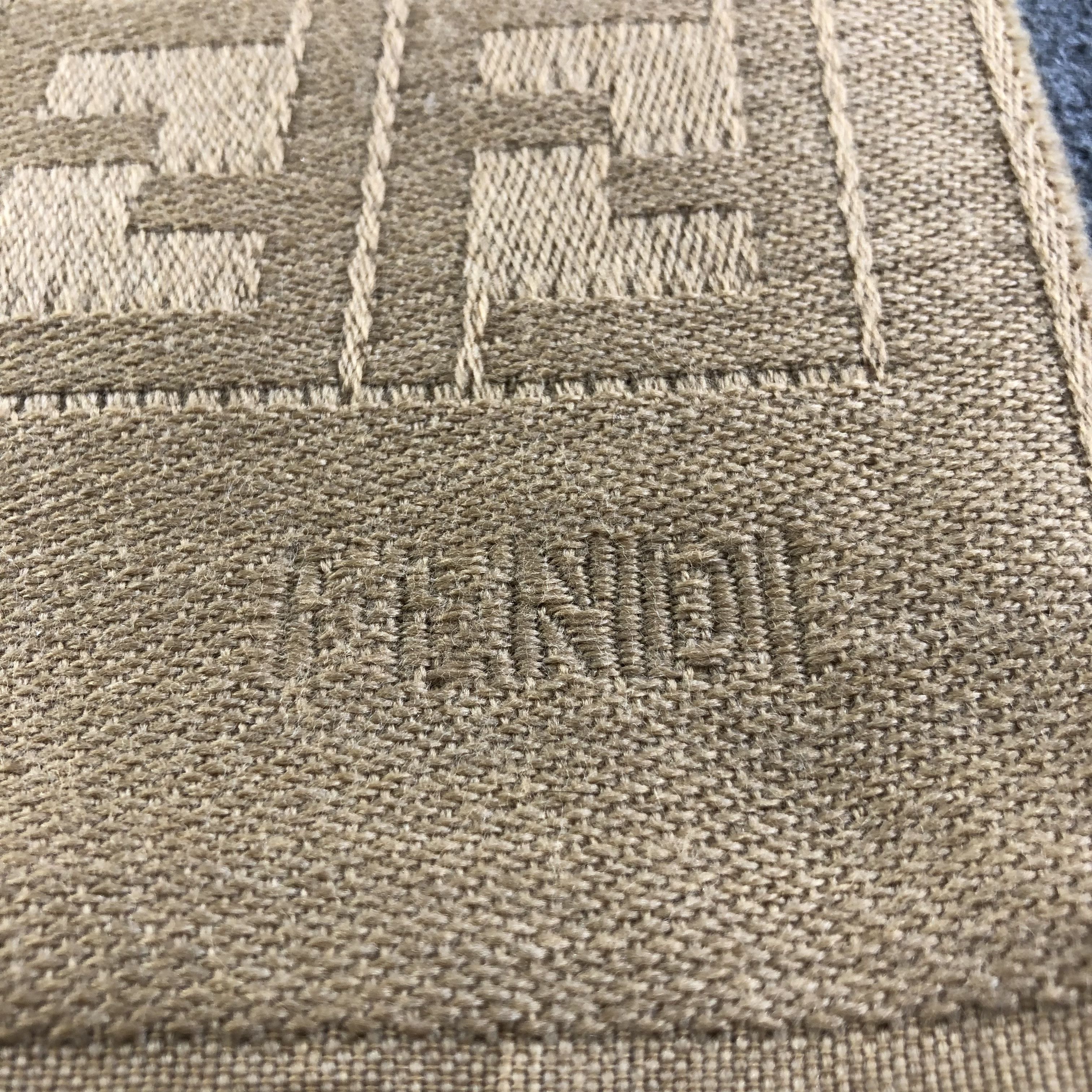 Vintage Fendi Full Print Monogram Wool Scarf Muffler V1723 Size ONE SIZE - 5 Thumbnail
