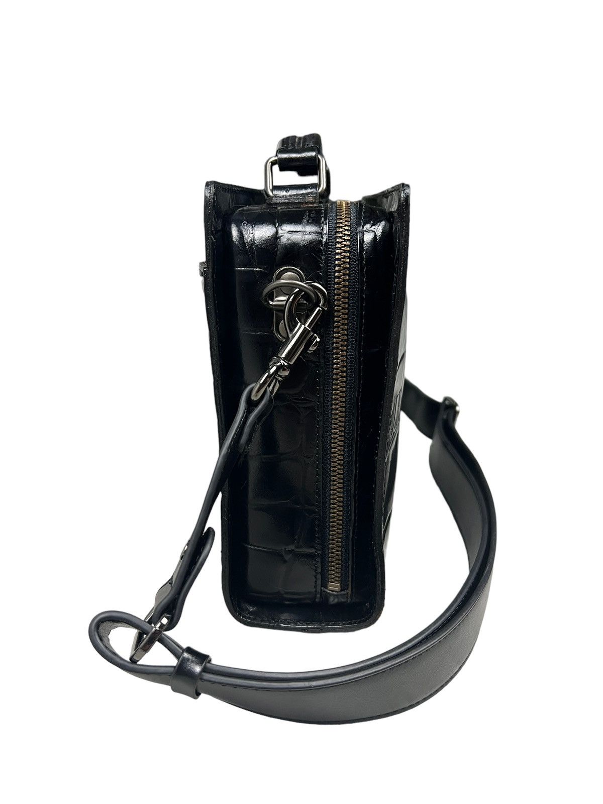 Jean Paul Gaultier Vintage Jean Paul Gaultier Alligator Embossed Sling Bag Size ONE SIZE - 3 Thumbnail