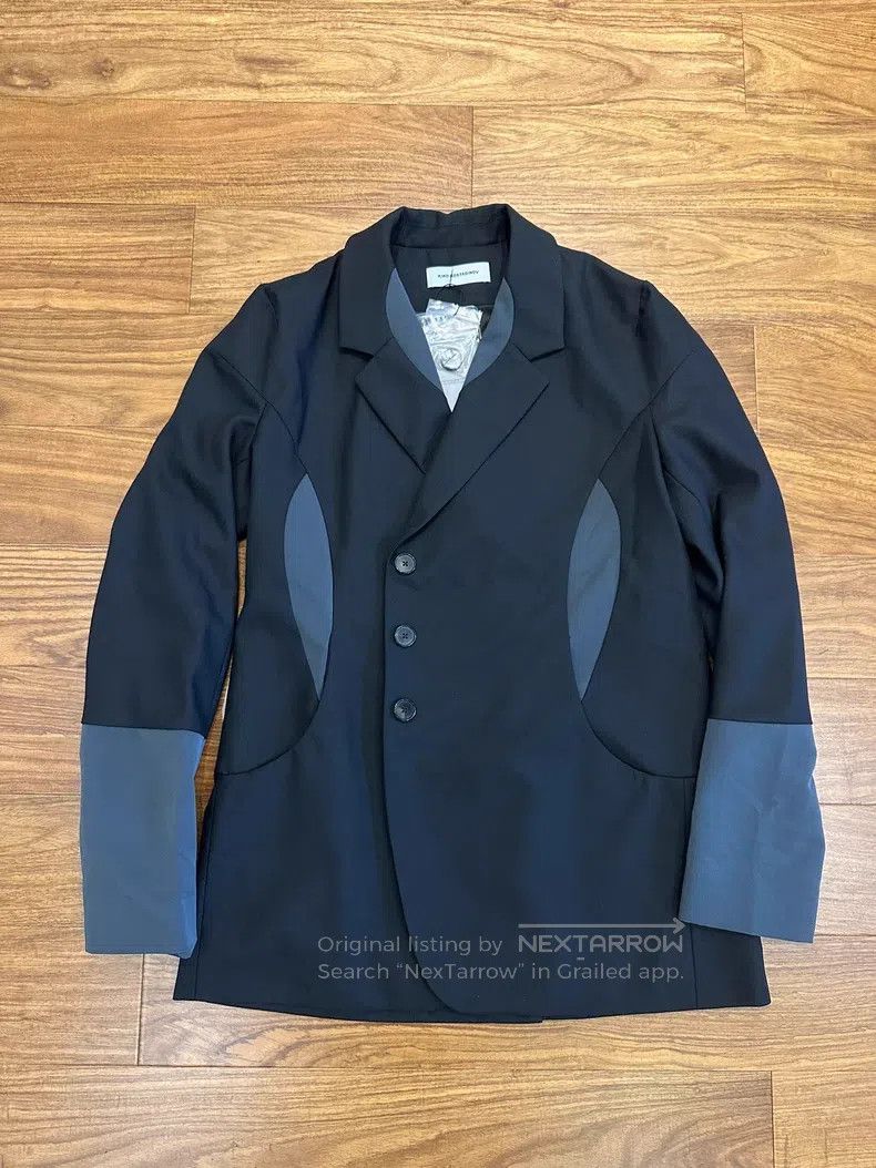 Kiko Kostadinov Kiko Kostadinov size L Aristides 20SS Black Suit Jacket Size 38S - 1 Thumbnail