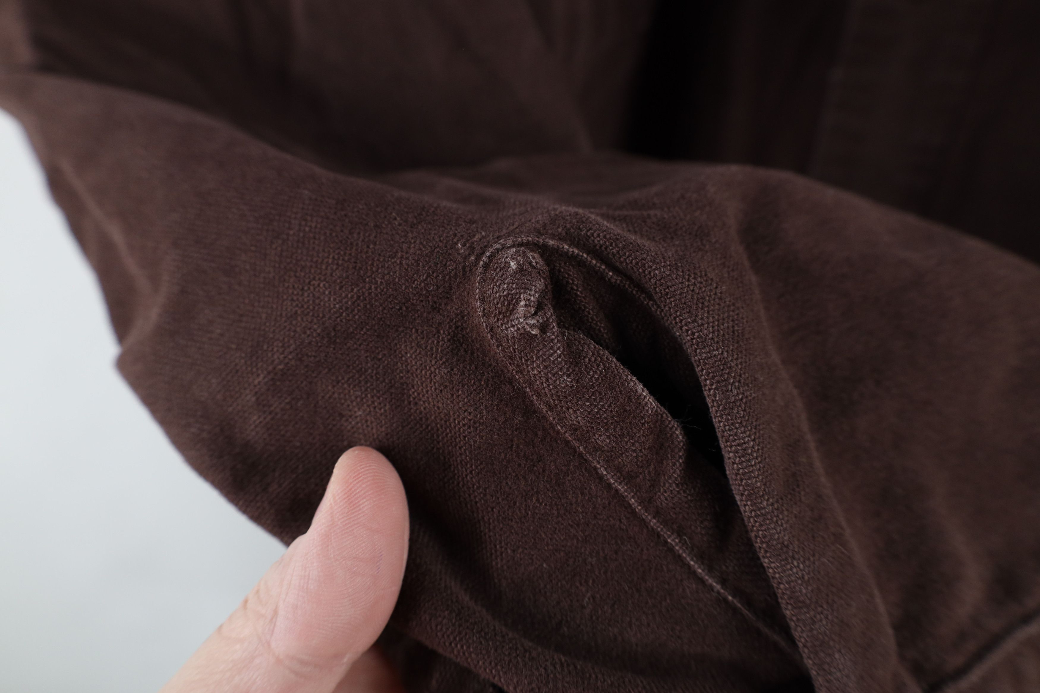 Vintage × Woolrich Woolen Mills Vintage 70s Woolrich Chamois Cloth Button Shirt Brown USA Size US XXL / EU 58 / 5 - 9 Thumbnail