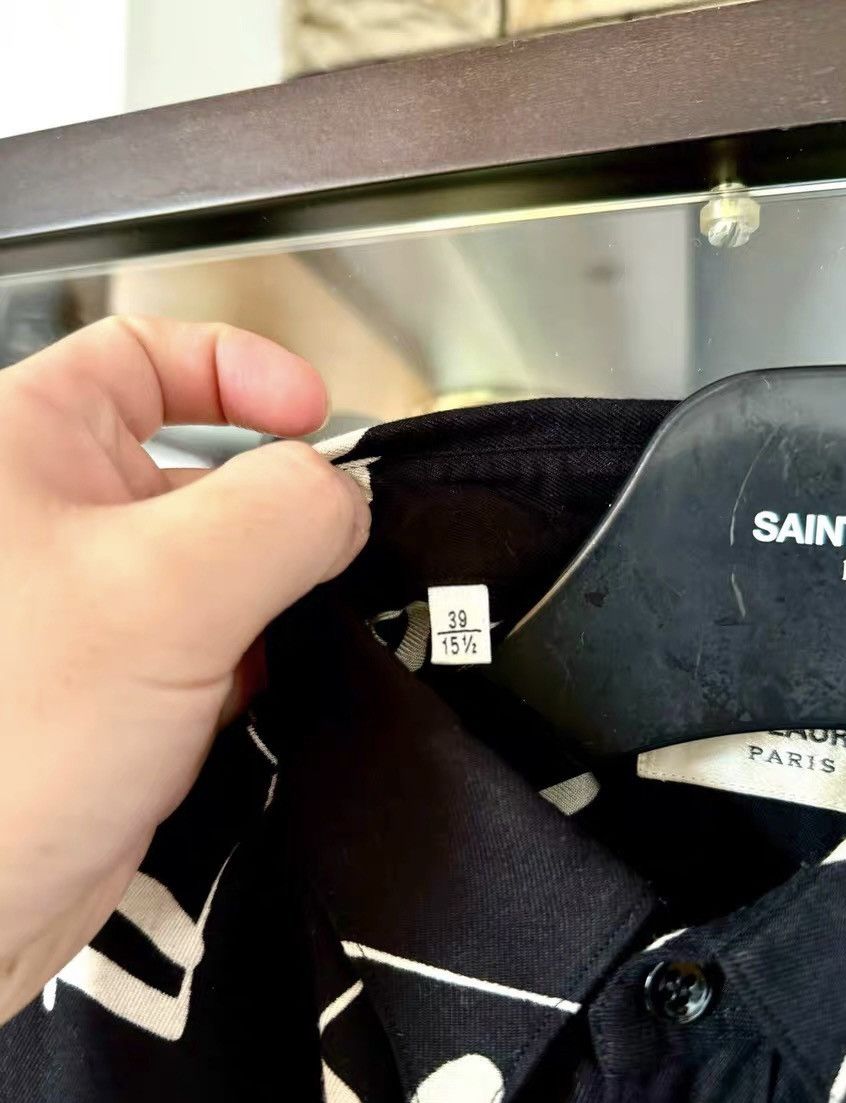 Saint Laurent Paris saint laurent 16fw black and white note shirt Condition Size US S / EU 44-46 / 1 - 5 Thumbnail