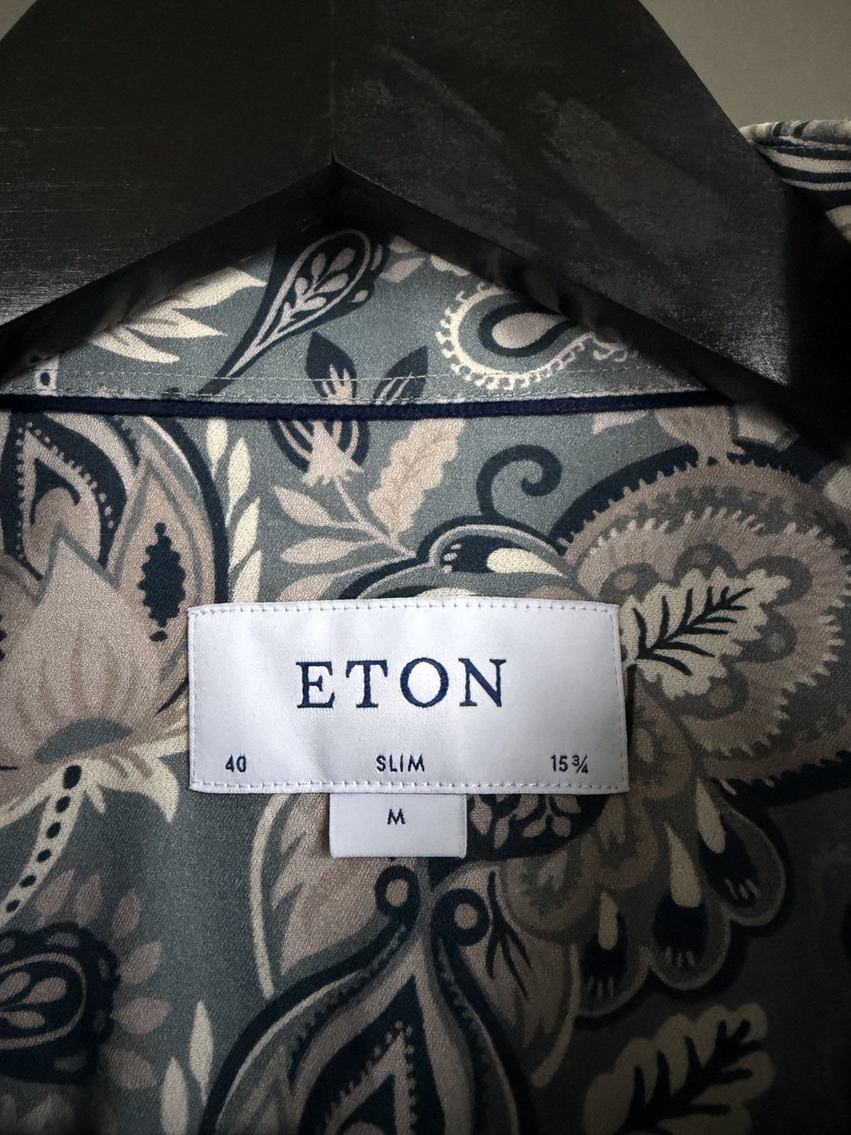 Eton ETON Paisley Classic Casual Shirt Slim Size US M / EU 48-50 / 2 - 4 Thumbnail