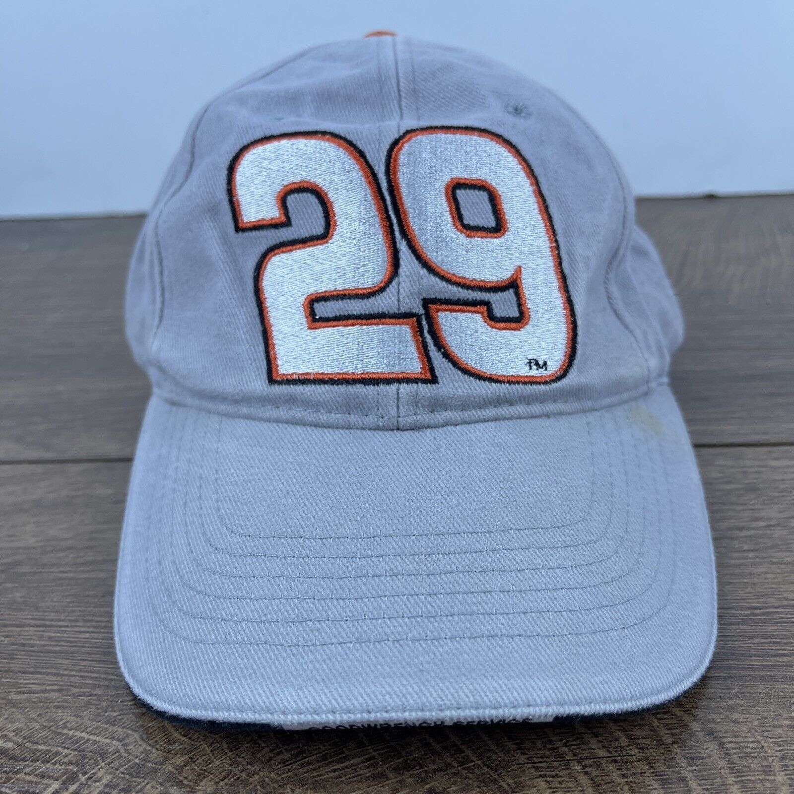 Other Kevin Harvick 29 Hat NASCAR Racing Gray Hat Adjustable Gray Size ONE SIZE - 2 Thumbnail