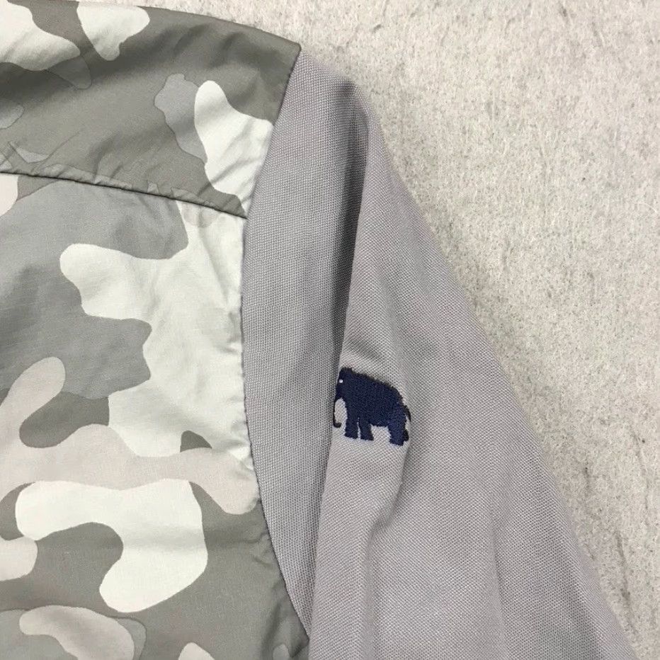RLX Ralph Lauren RLX Ralph Lauren Golf Jacket Mens S Gray 1/4 Zip Camouflage Nylon Outdoor Activewear Size US S / EU 44-46 / 1 - 4 Thumbnail