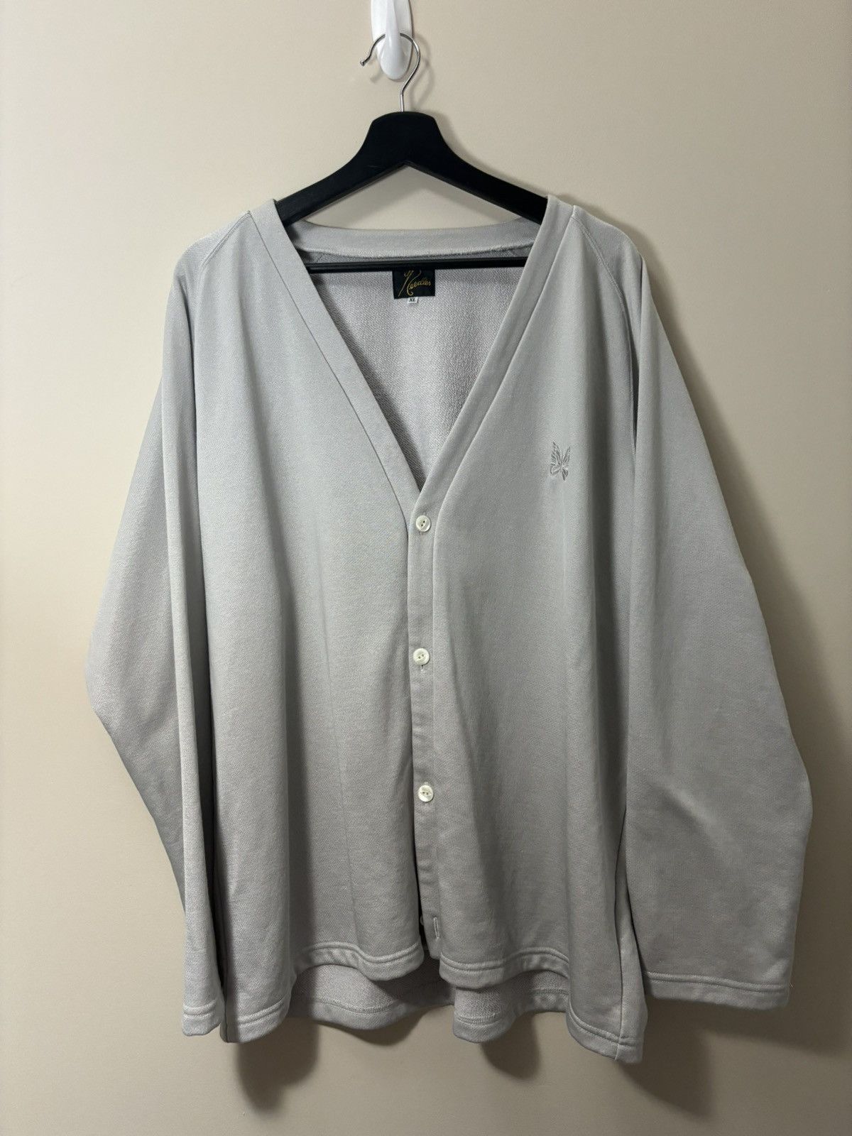Needles Needles Grey Cotton Cardigan Size US XL / EU 56 / 4 - 1 Thumbnail