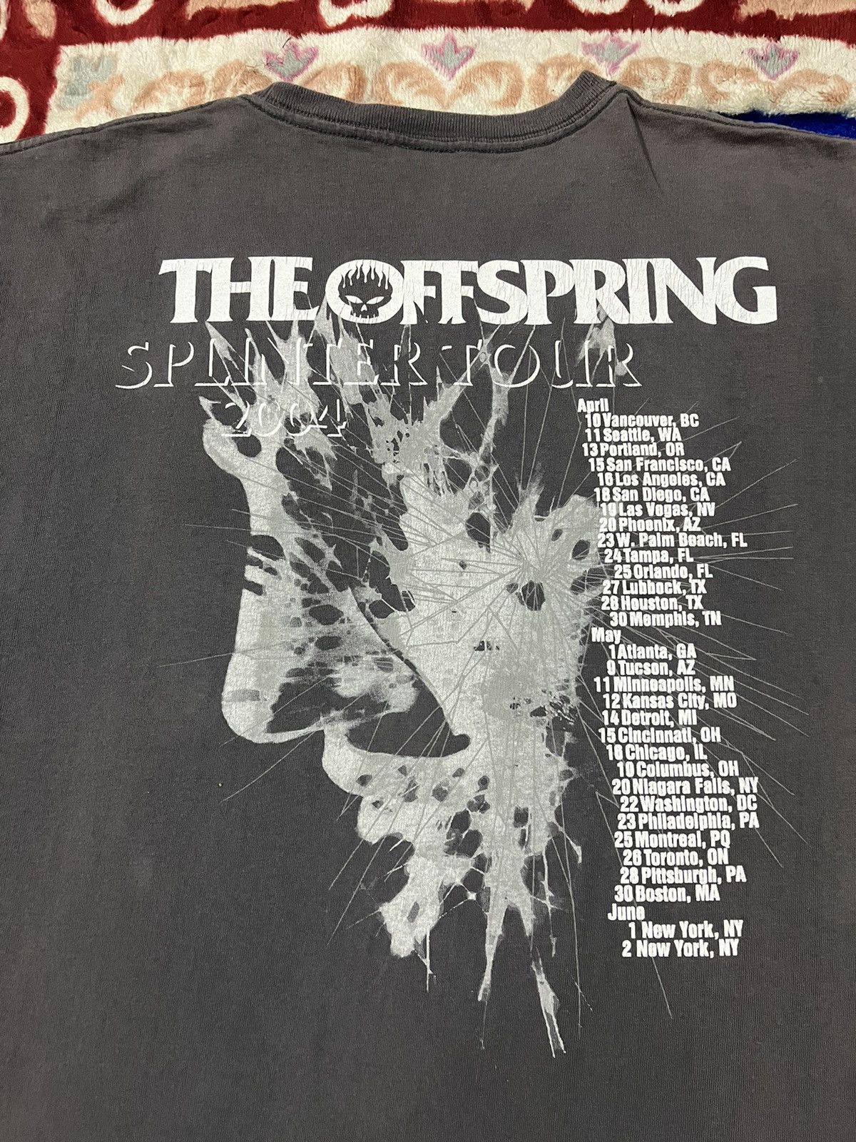 Band Tees × Vintage Vintage The Offspring Splinter Tour 04 Tshirt Size US L / EU 52-54 / 3 - 4 Thumbnail