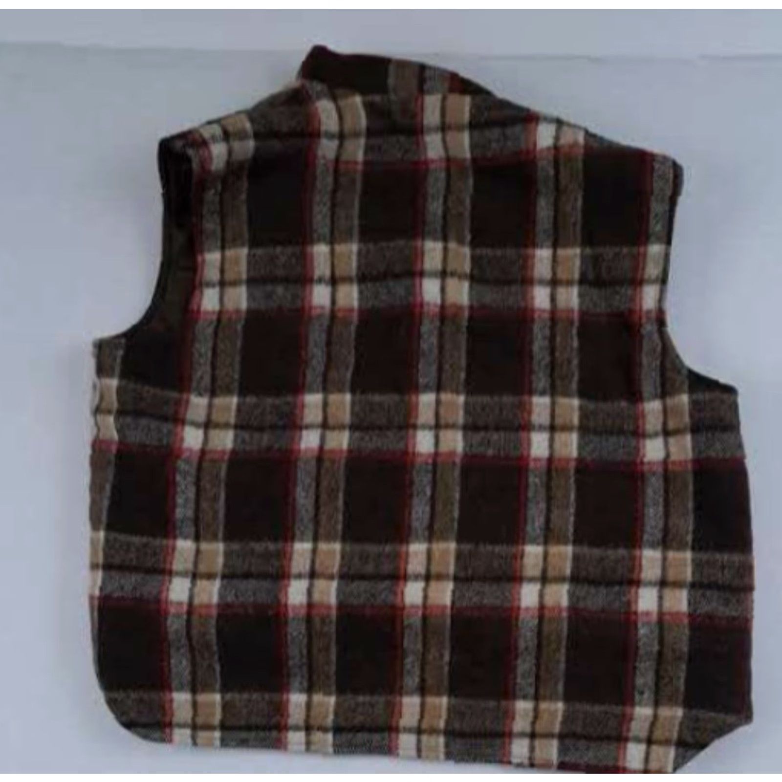 Vintage VINTAGE Deep North Vest Outdoor Plaid Insulated Down XL Brown Men Size US XL / EU 56 / 4 - 6 Thumbnail