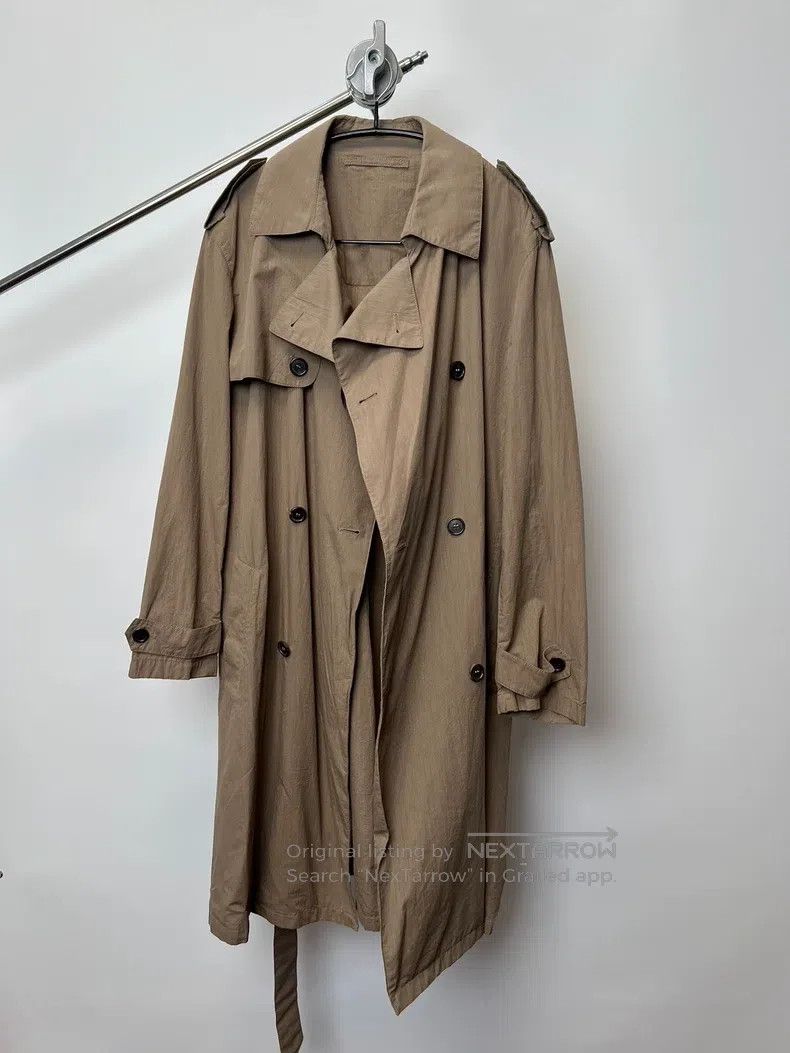Prada Prada Red label double-breasted courtly draped trench coat Size US L / EU 52-54 / 3 - 6 Thumbnail